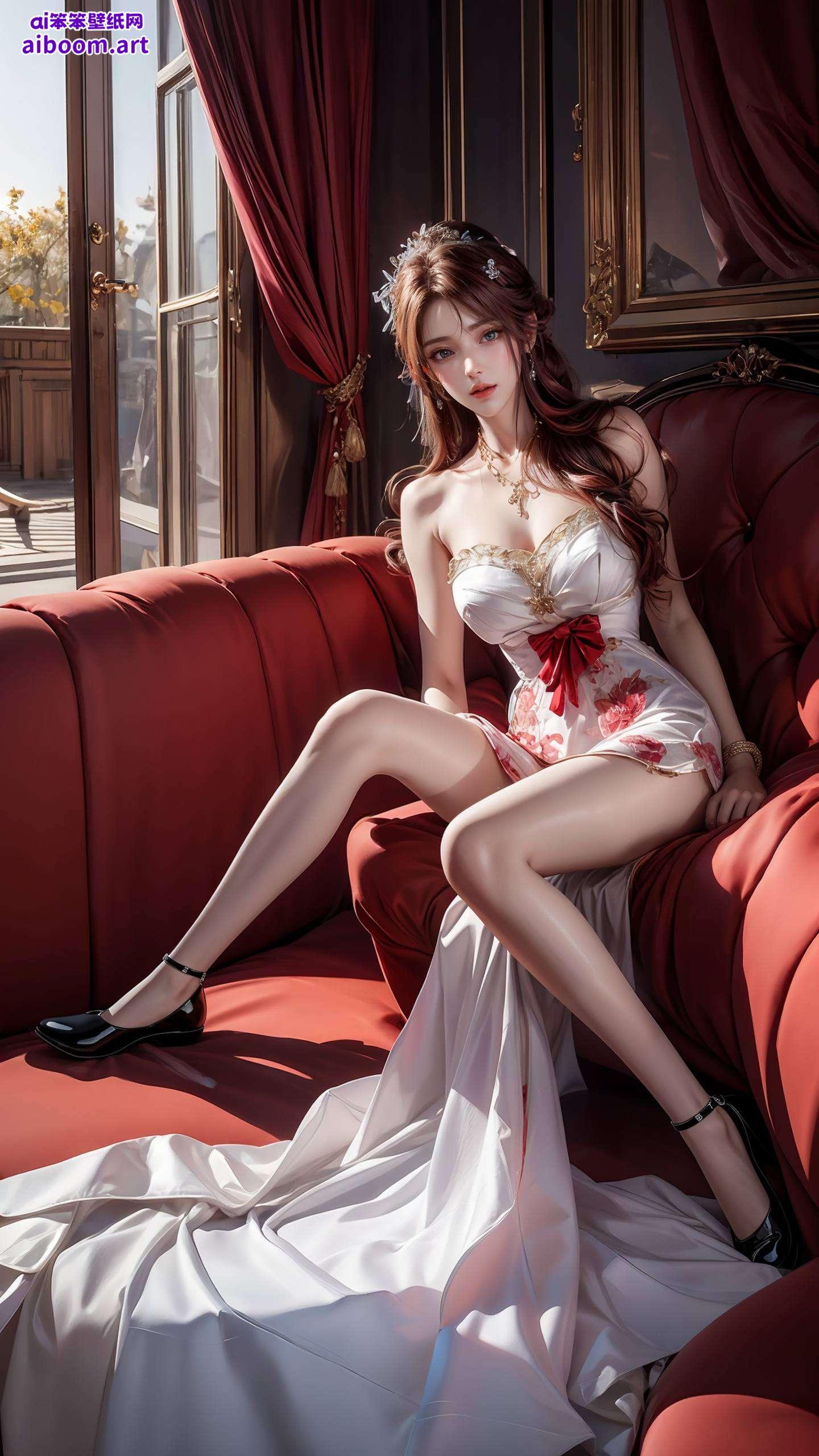 炫彩壁纸映照她的灵动身姿为你的PC注入无限活力