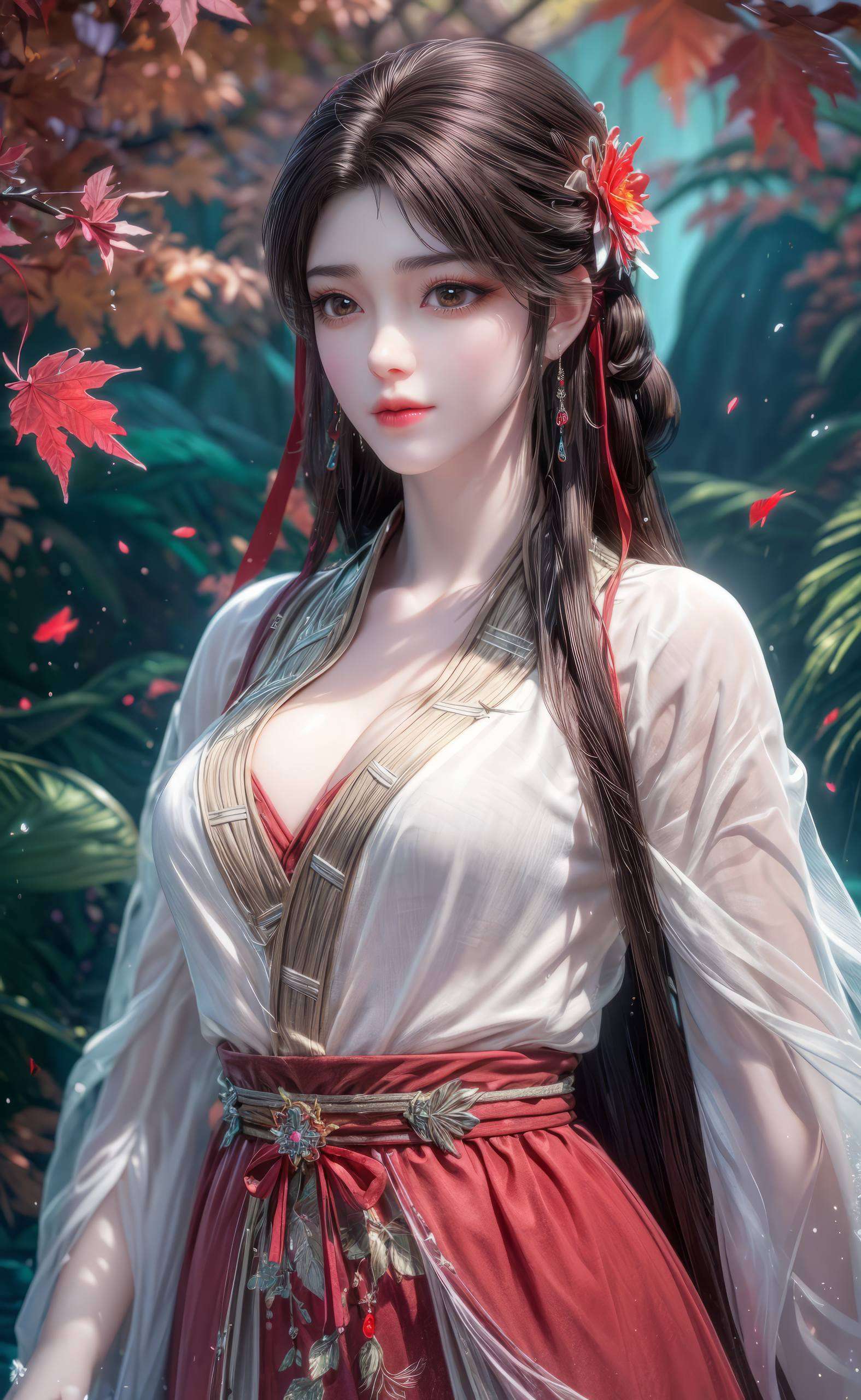火灵儿壁纸漫画如同一抹热烈的色彩在安卓古香古色的世界里