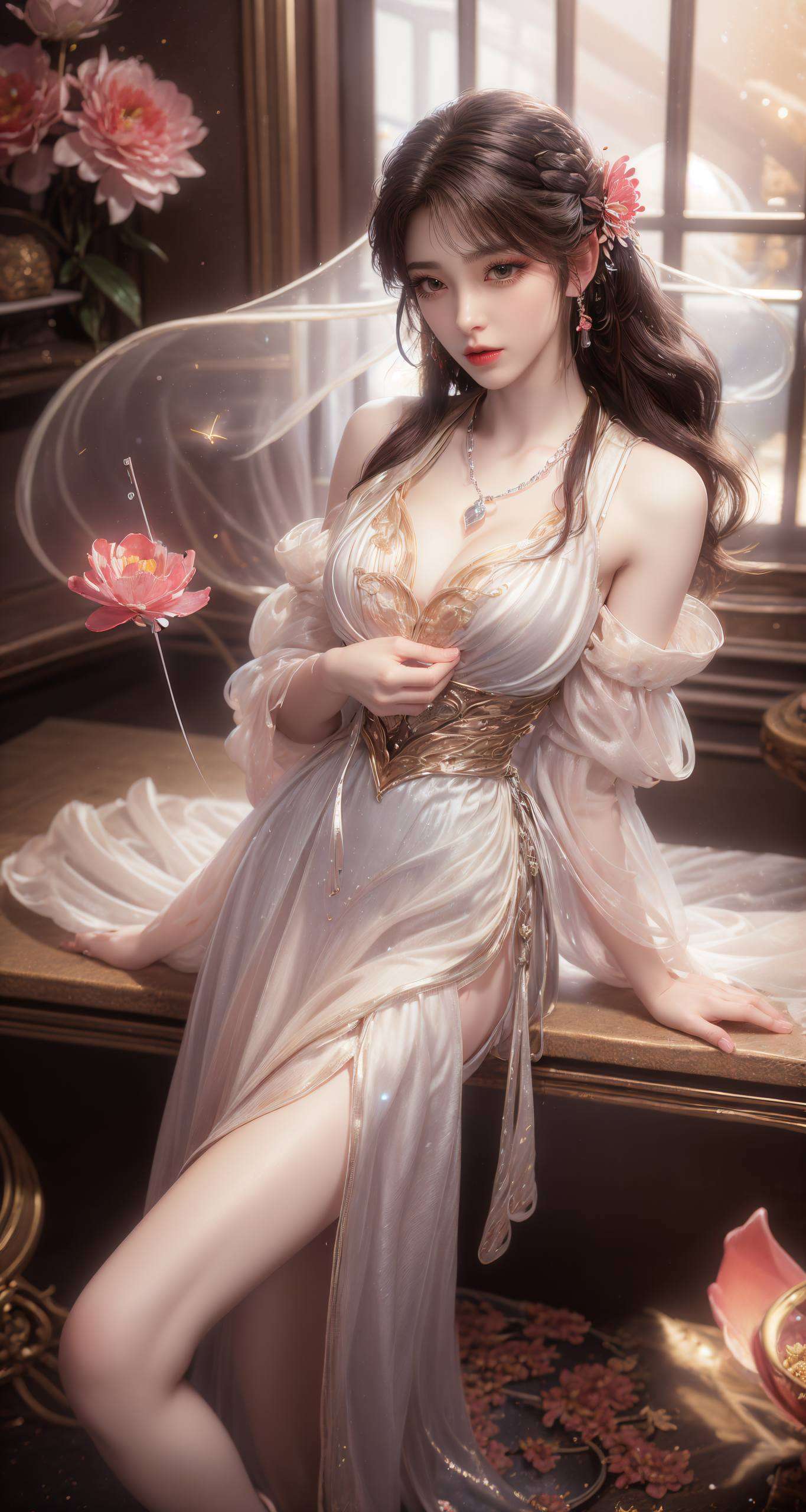 灵动眼神中藏着无尽深情令人陶醉