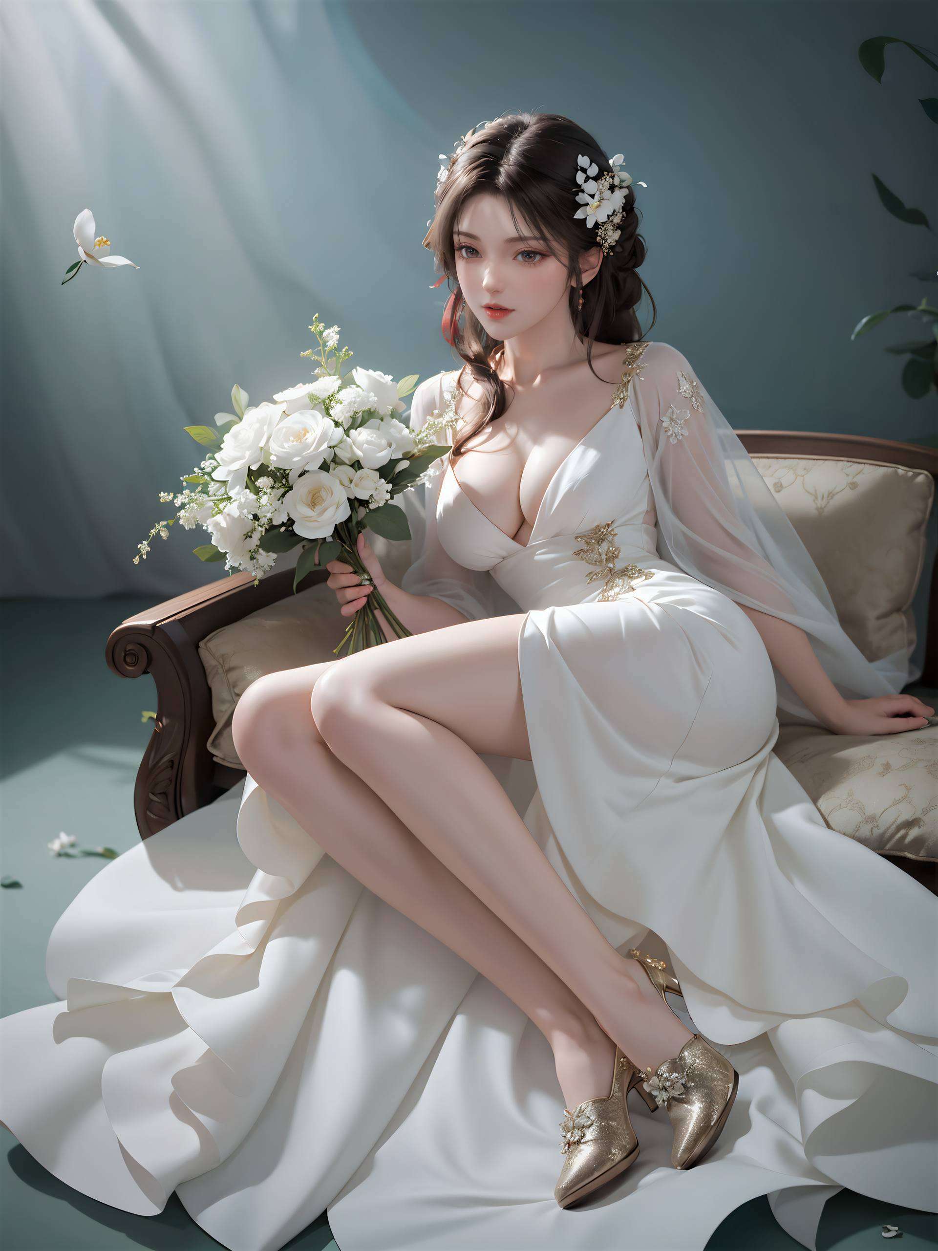 绘制一幅《火灵儿》的高清壁纸她是国漫中的女神