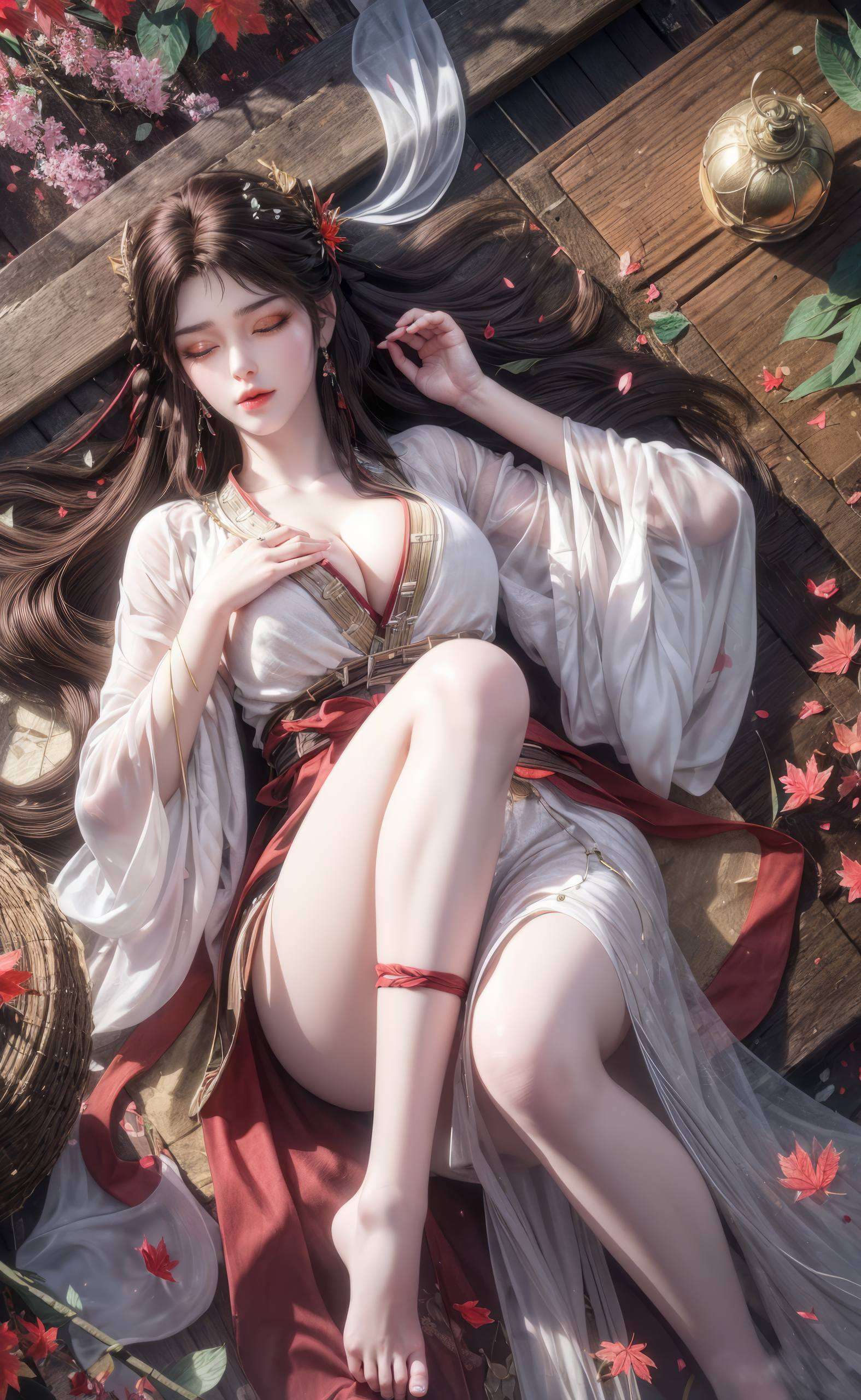 专为你的苹果桌面量身定制！细腻的笔触让这位灵动女主陪伴你的每一天
