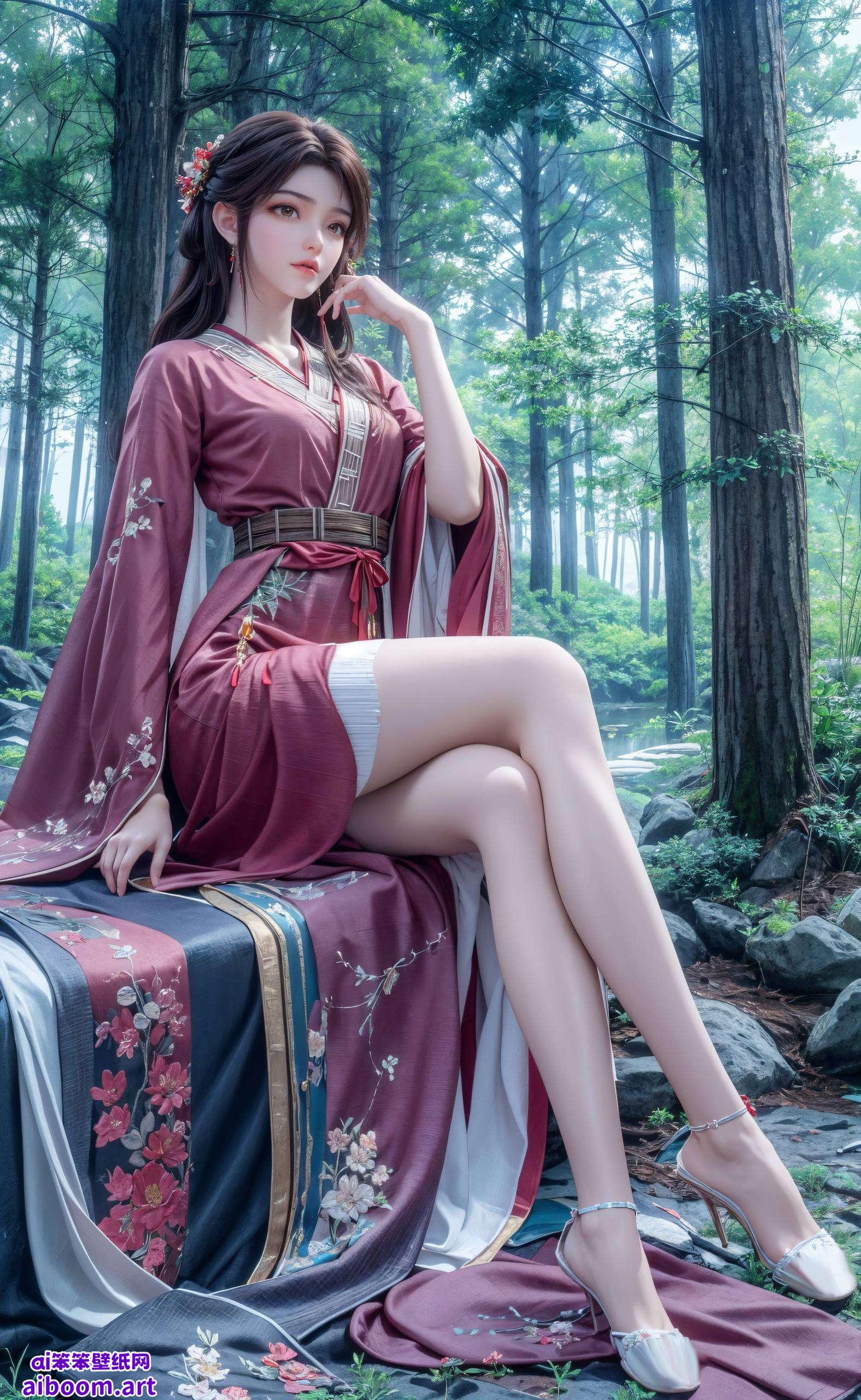 这幅2560p的高清壁纸绚烂的花卉如同他们的爱情