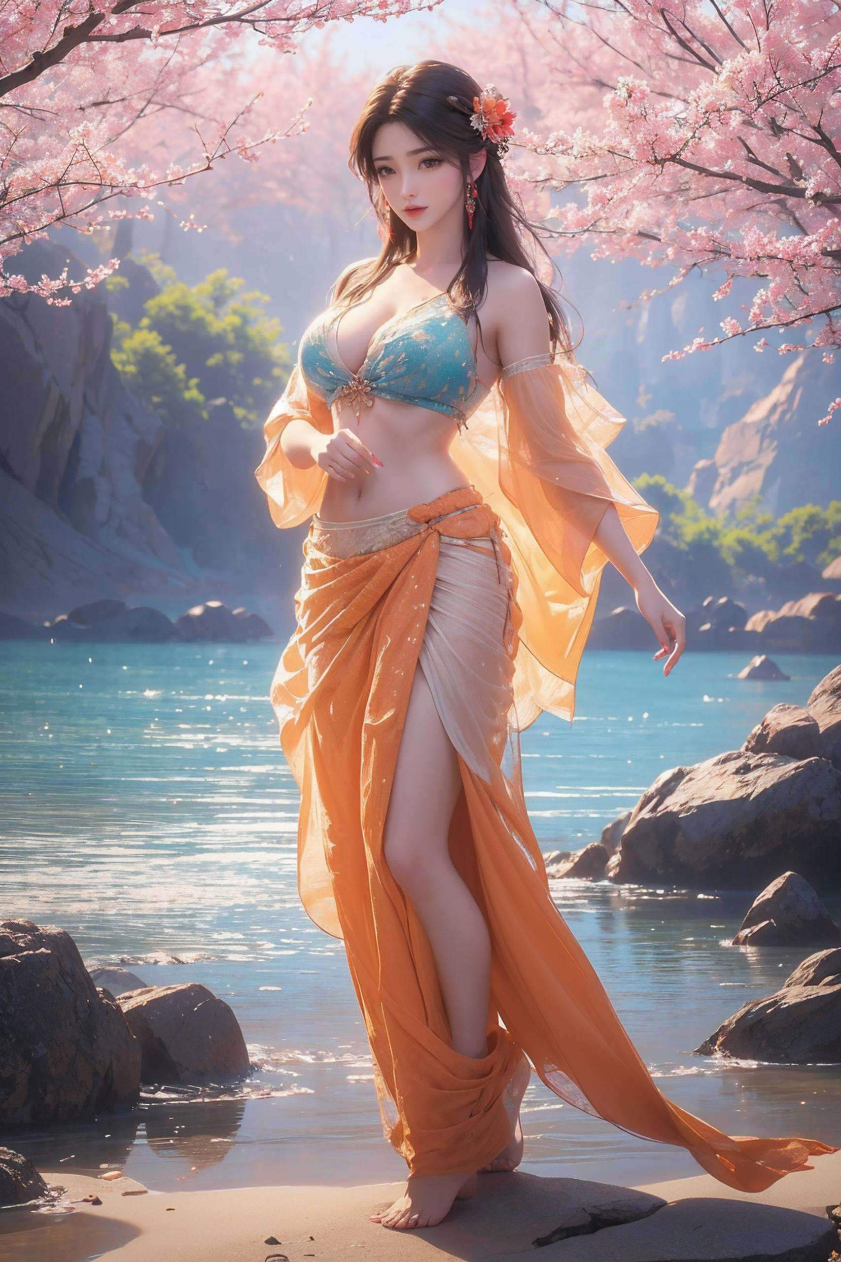 荒跟火灵儿同框国漫之美跃然屏上