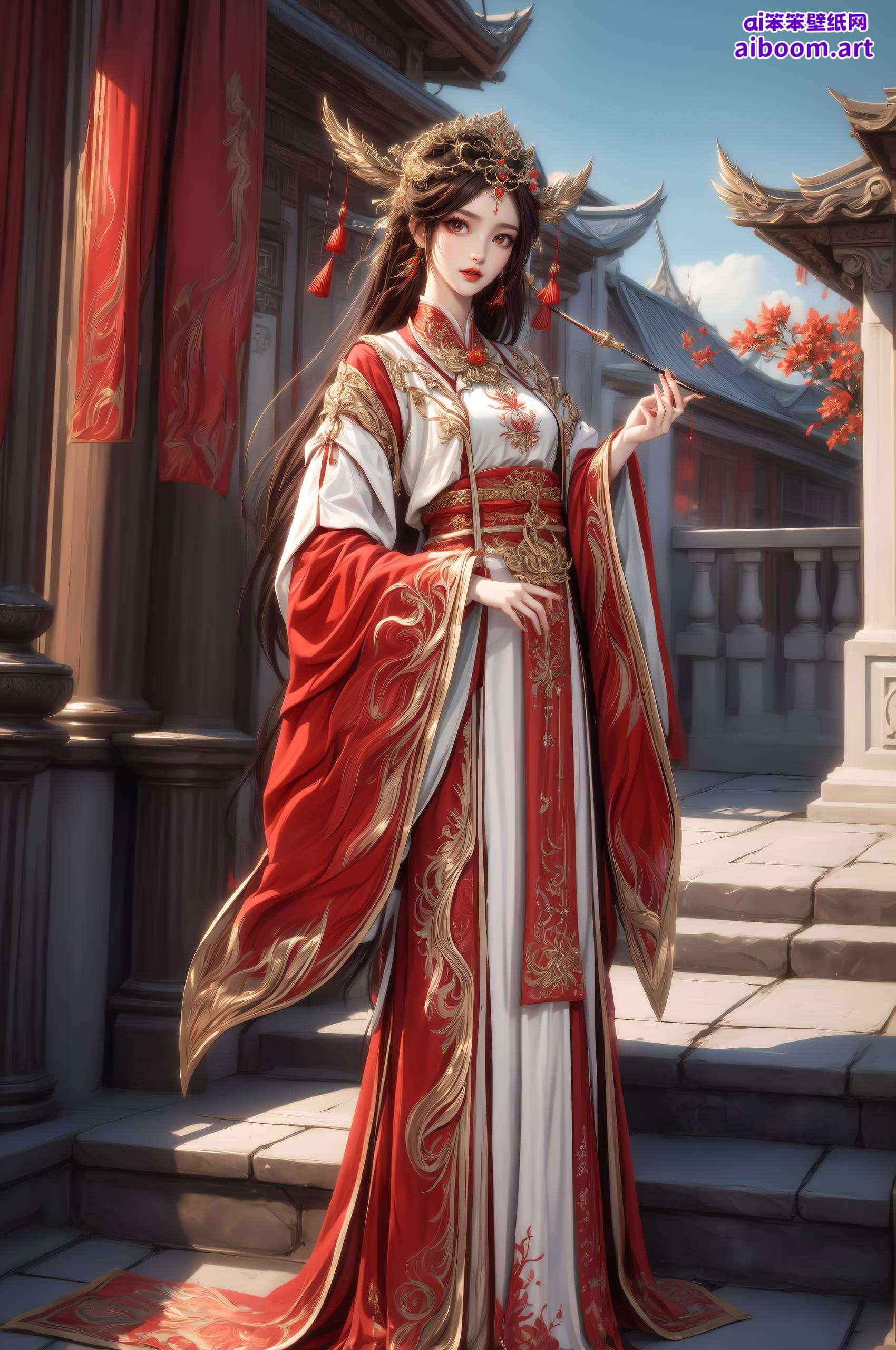 《火灵儿x石昊》动漫壁纸带你领略这对国漫界的璀璨星辰