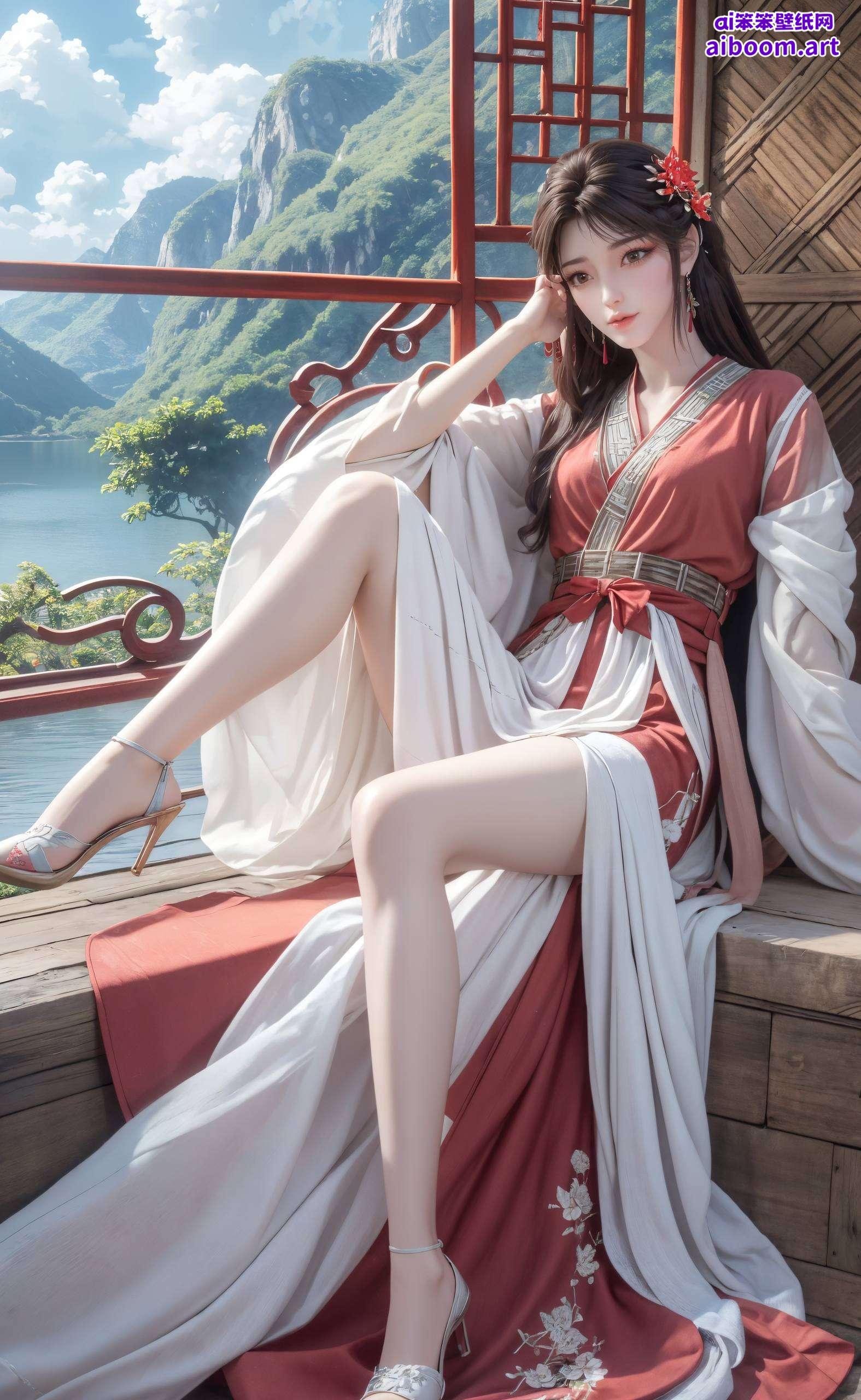 《清新免费壁纸包苹果炫彩壁纸》——邂逅梦幻萝莉火灵儿仿佛在壁纸间跳跃舞动