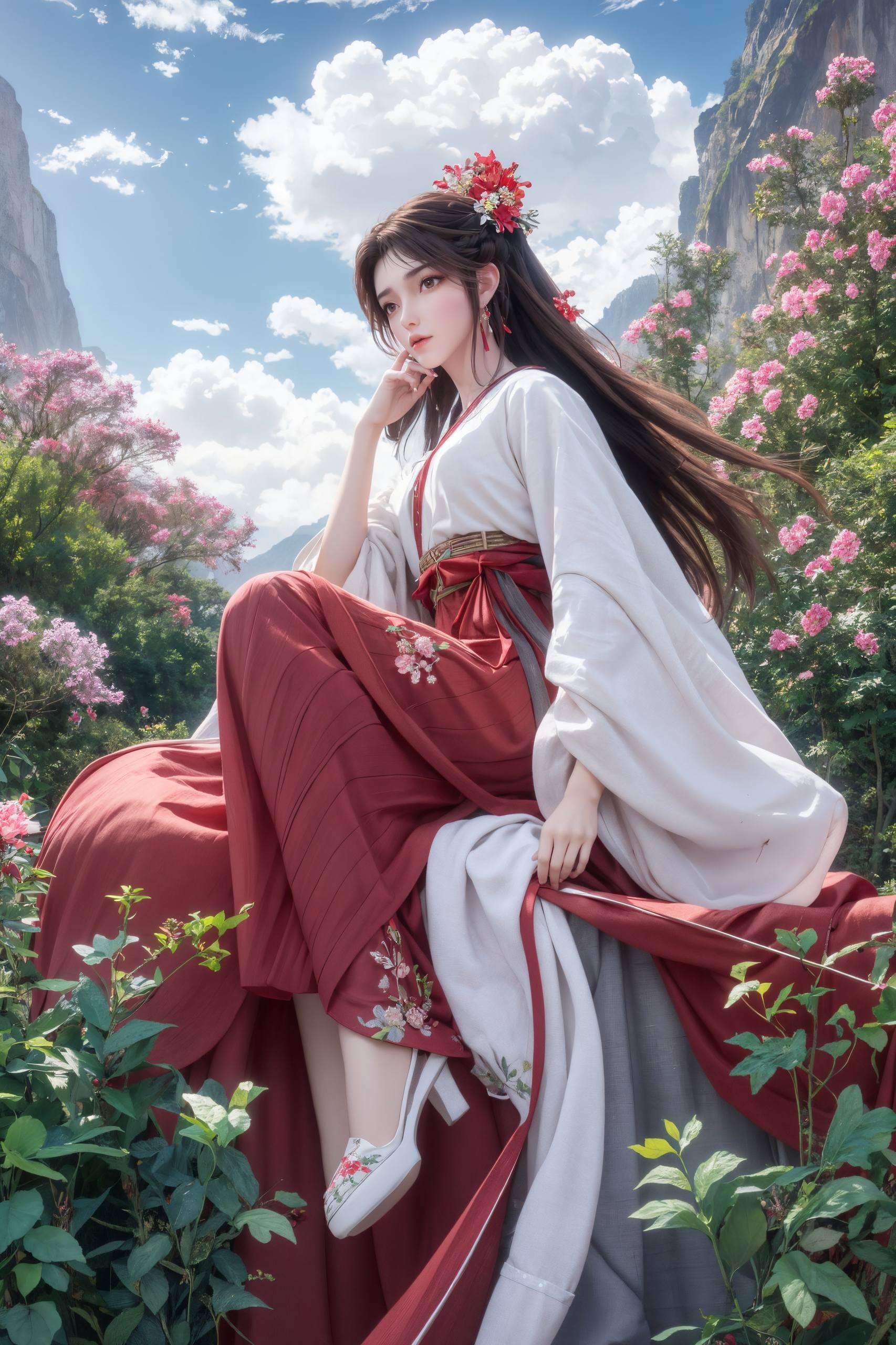 构成一幅桌面壁纸的佳作火灵儿眼中闪烁的星光