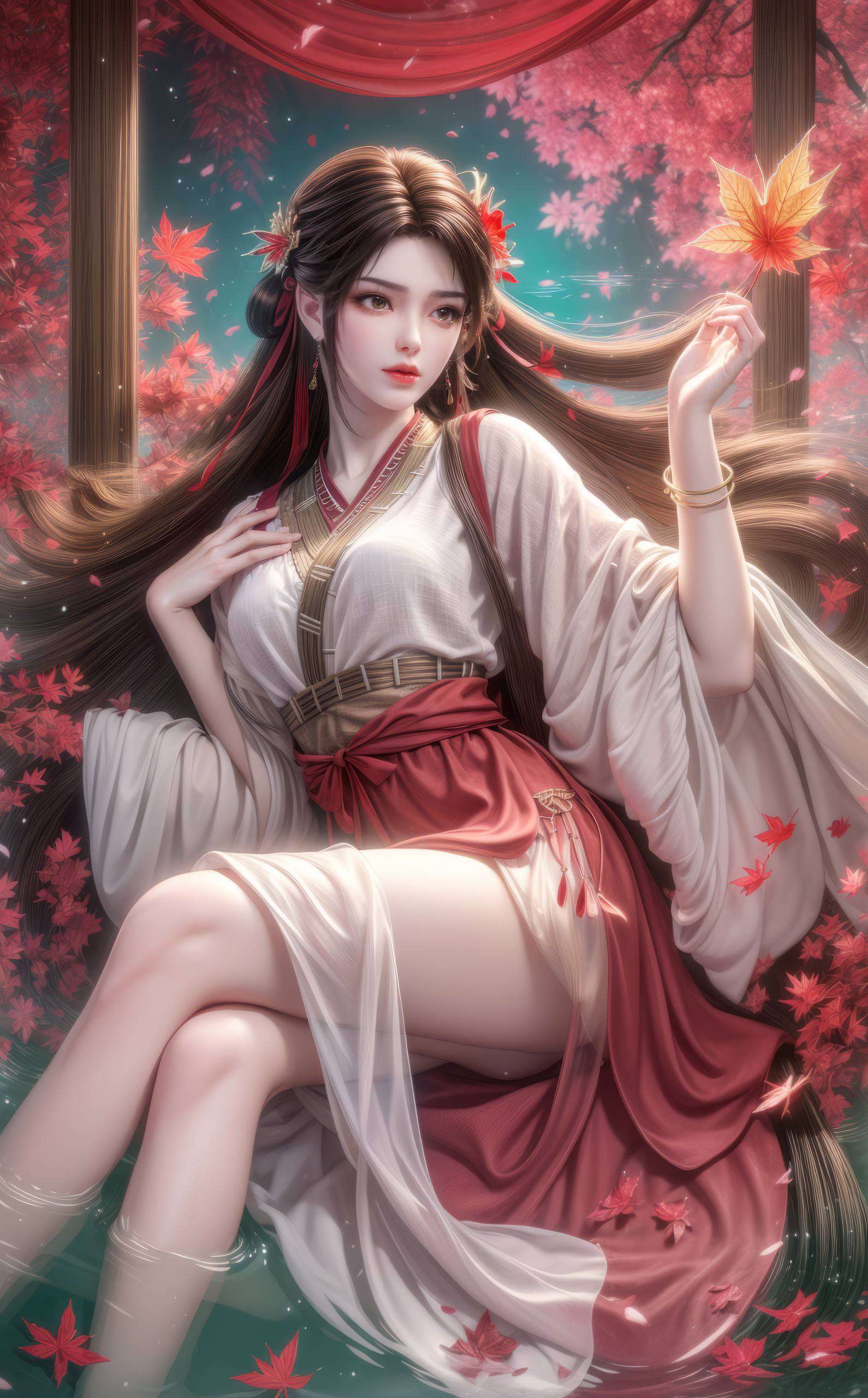 以其独特的国漫风格让这位国漫美女在您的电脑屏幕上绽放光彩