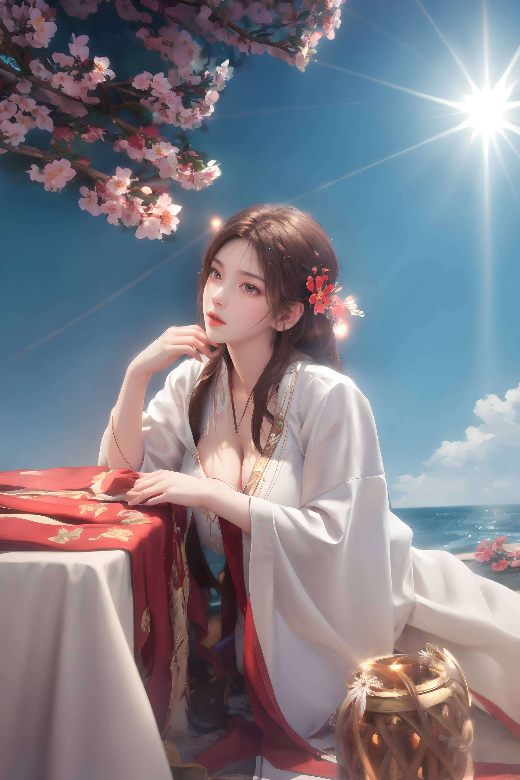 火灵儿壁纸4K全屏国漫美女的倩影