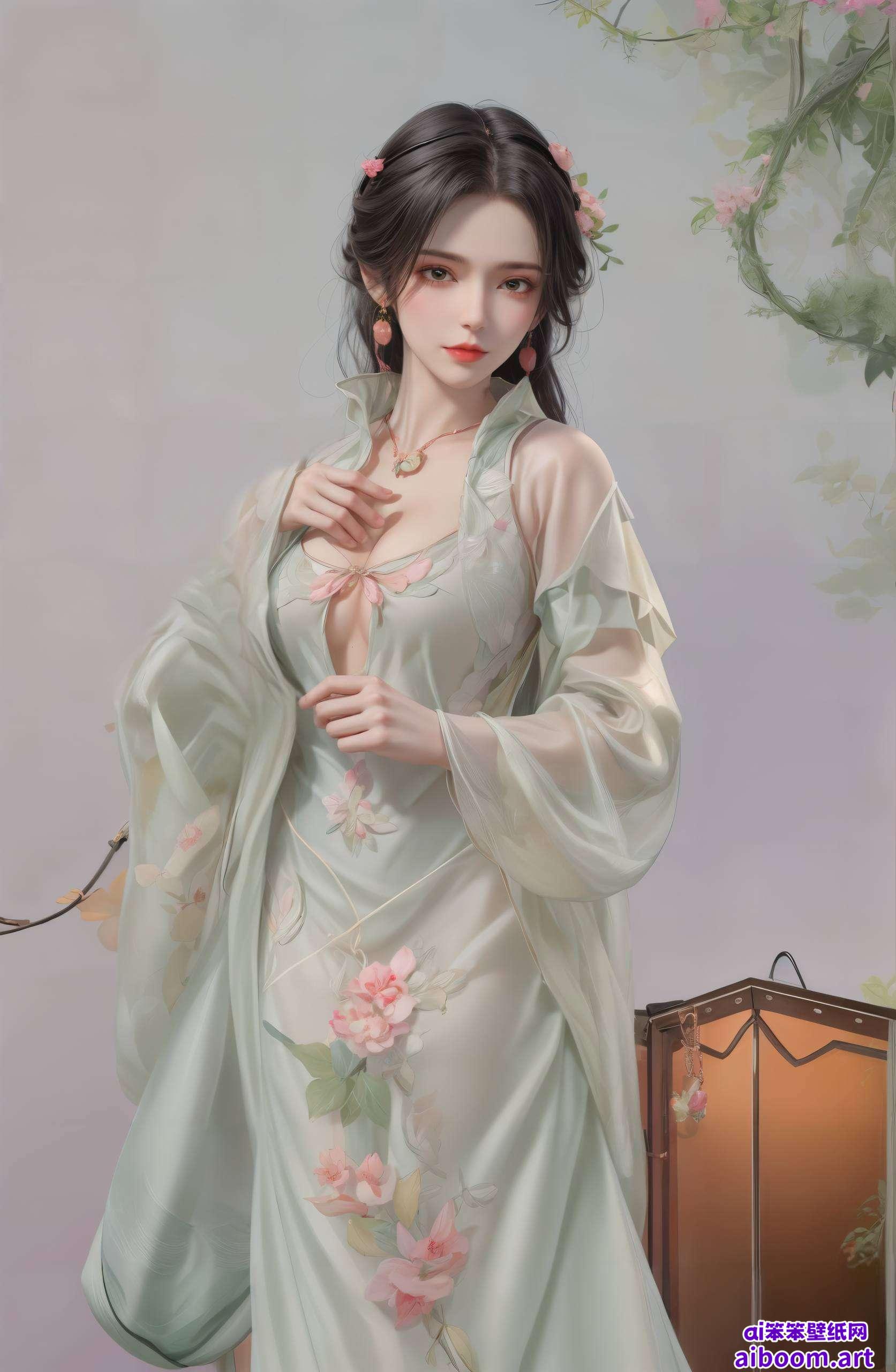 即墨花雪如傲霜之花绽放墨绿色背景中