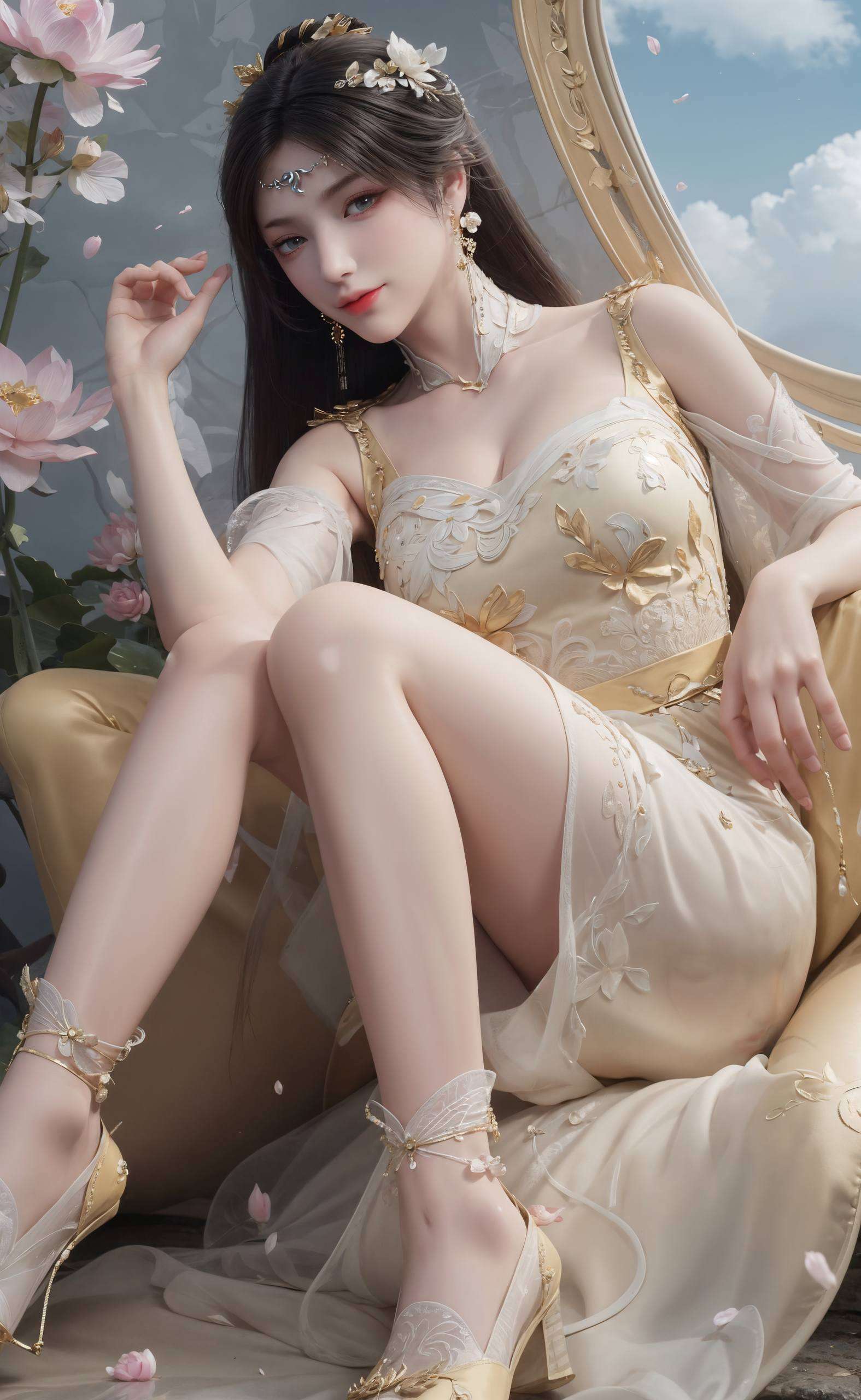 金瓶儿大头壁纸单色4K高清呈现