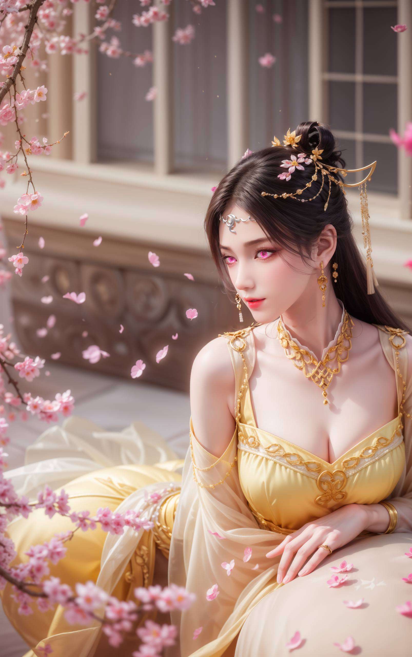 国漫中的绝世美女高清动态图片捕捉了她笑容的每一个细节