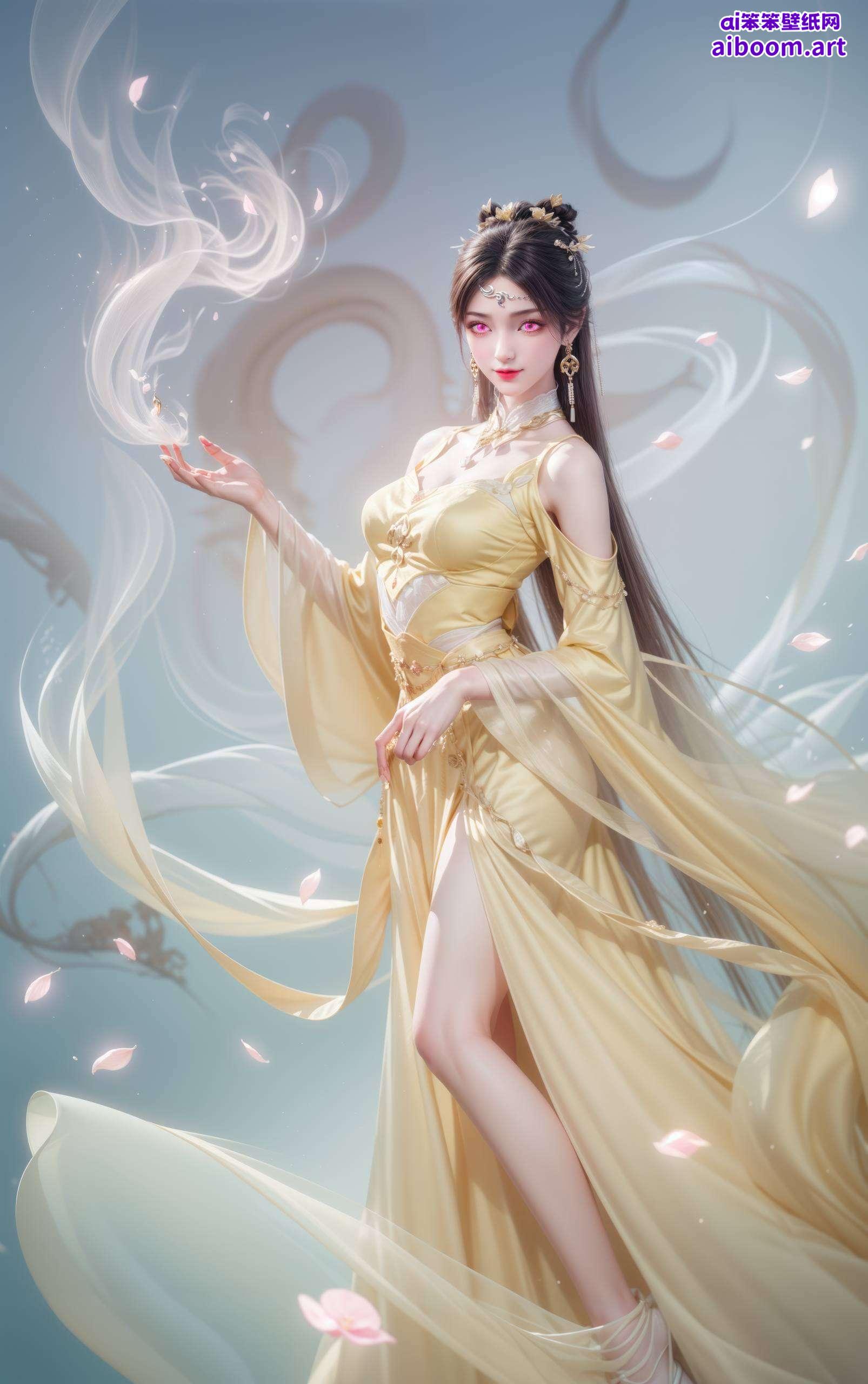 国漫女神风采尽显！这张超还原的同人作品将她的魅力完美呈现在手机高清2K壁纸中