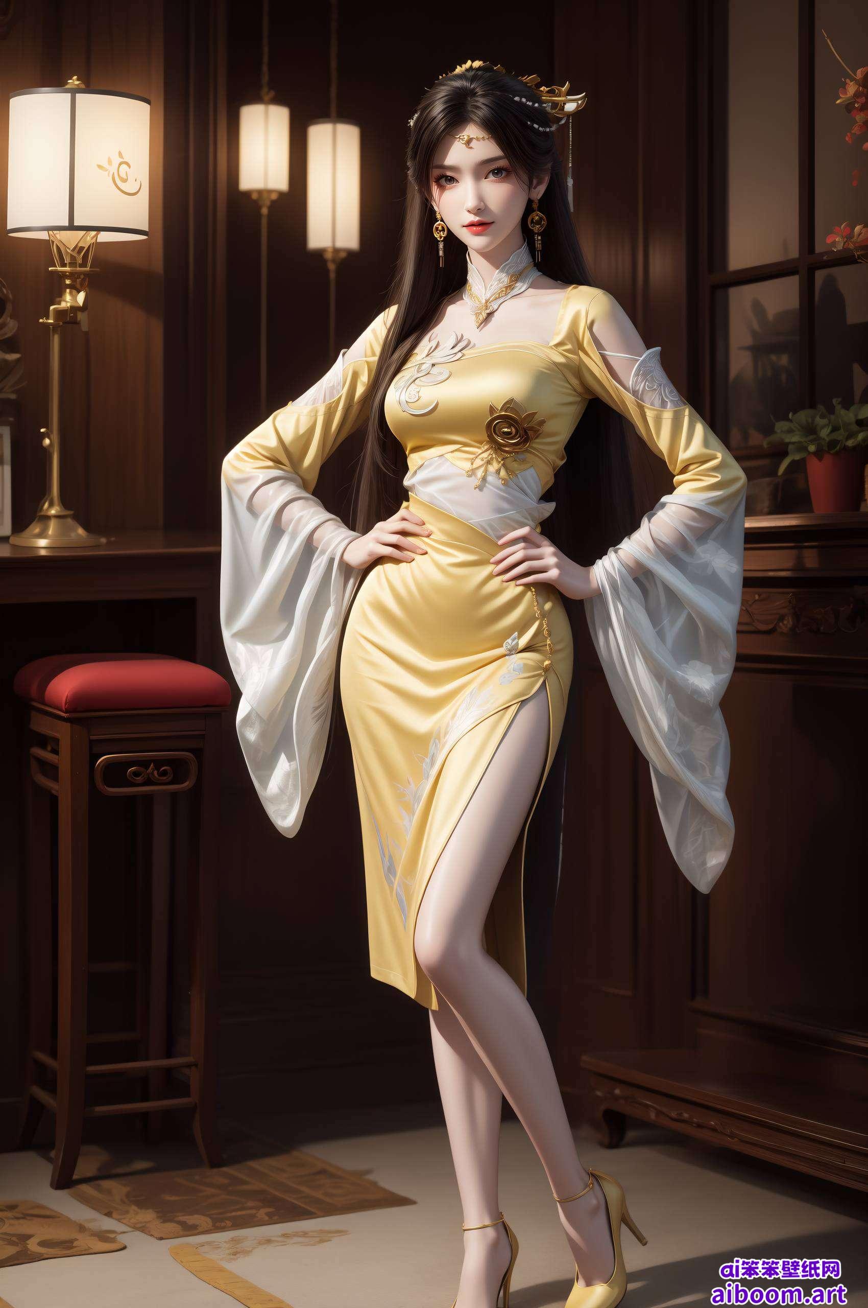 跃然于4K高清1920x1080壁纸之上打造出这张国漫女生的专属视觉盛宴