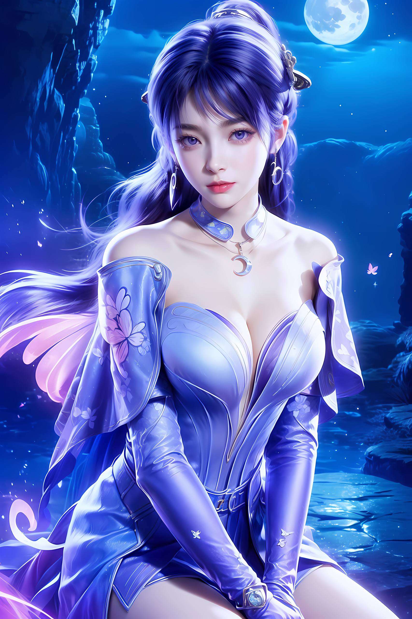 她的眼神深邃以4K分辨率呈现