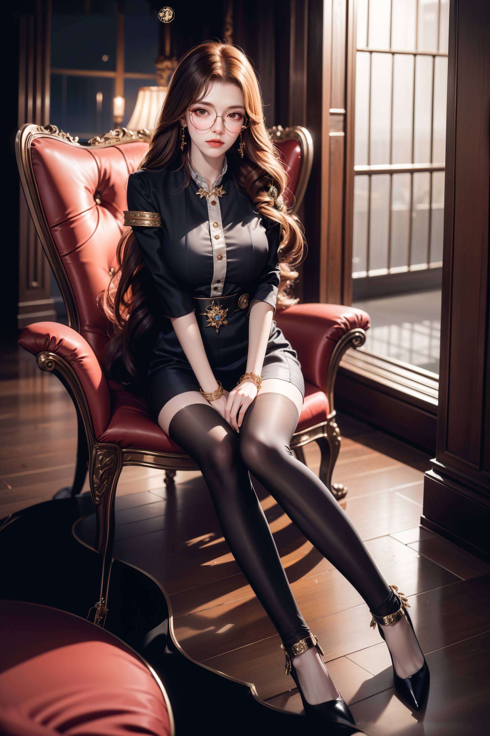 以细腻的碎花背景映衬出角色的甜美可爱橘子姐精心绘制的pose素材