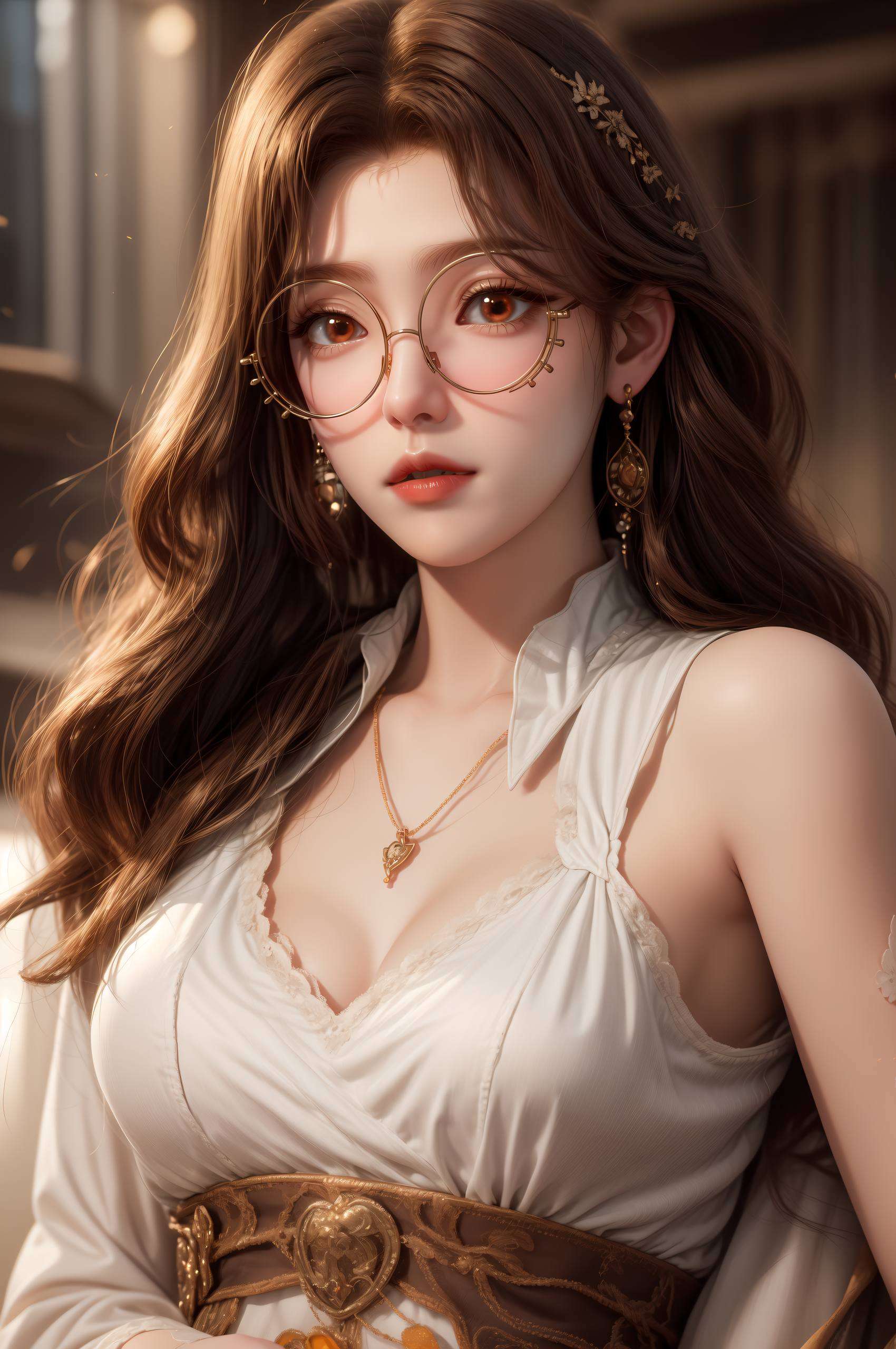 细腻笔触橘子姐的电脑壁纸