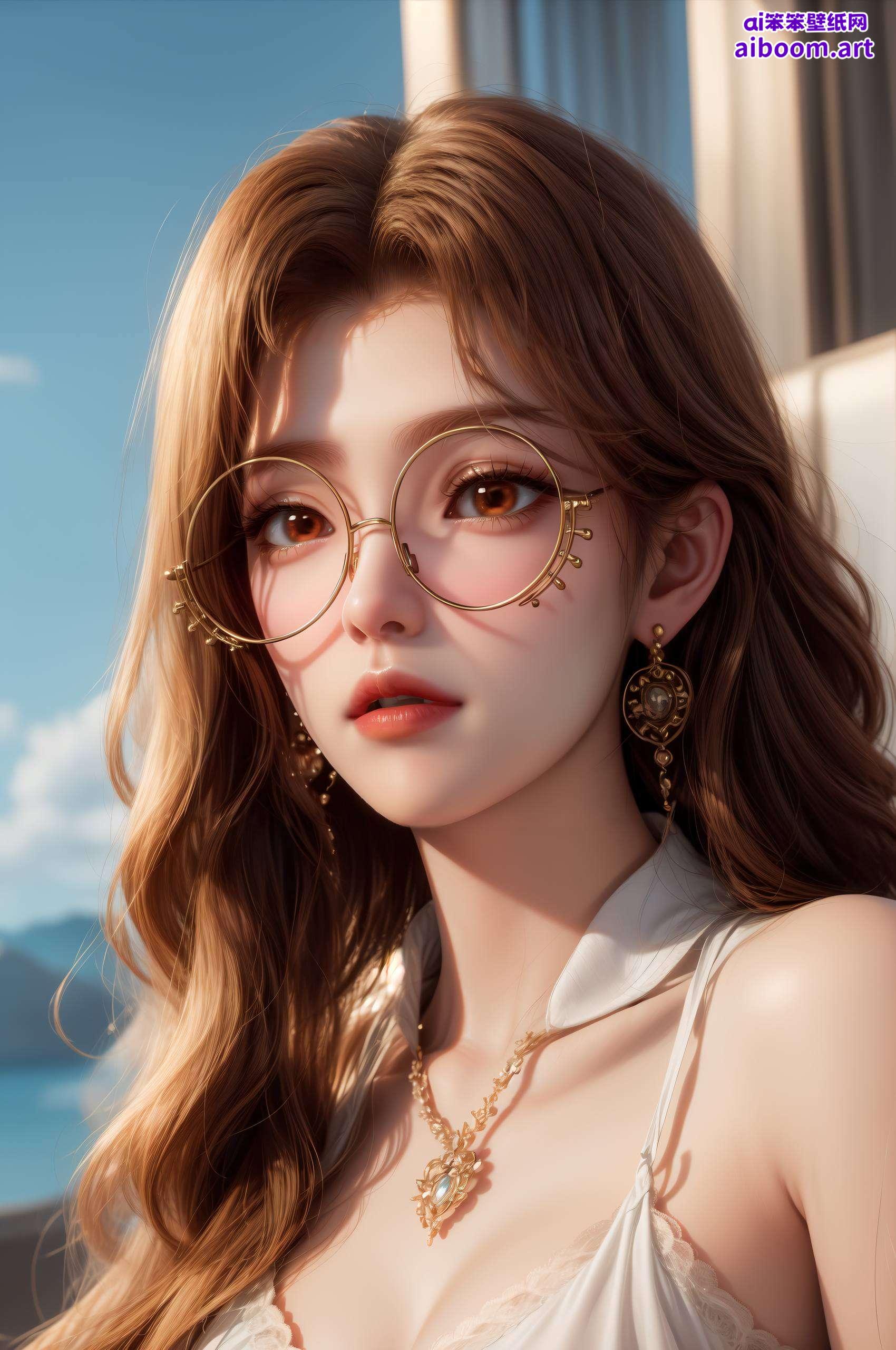 橘子姐的微笑这张绝版高清壁纸