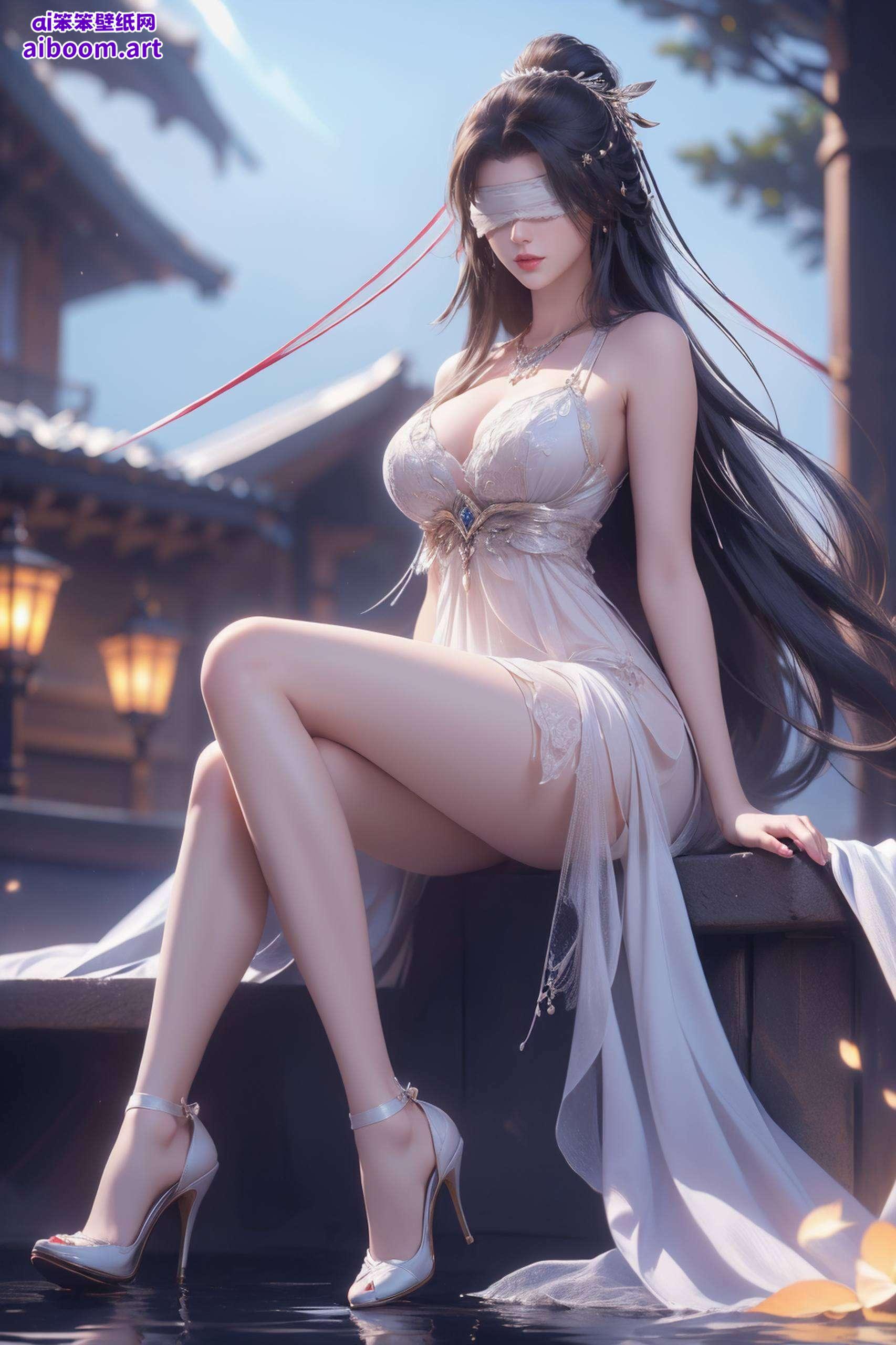 这张静态女主兰若的壁纸高清图沉浸在国漫的魅力中