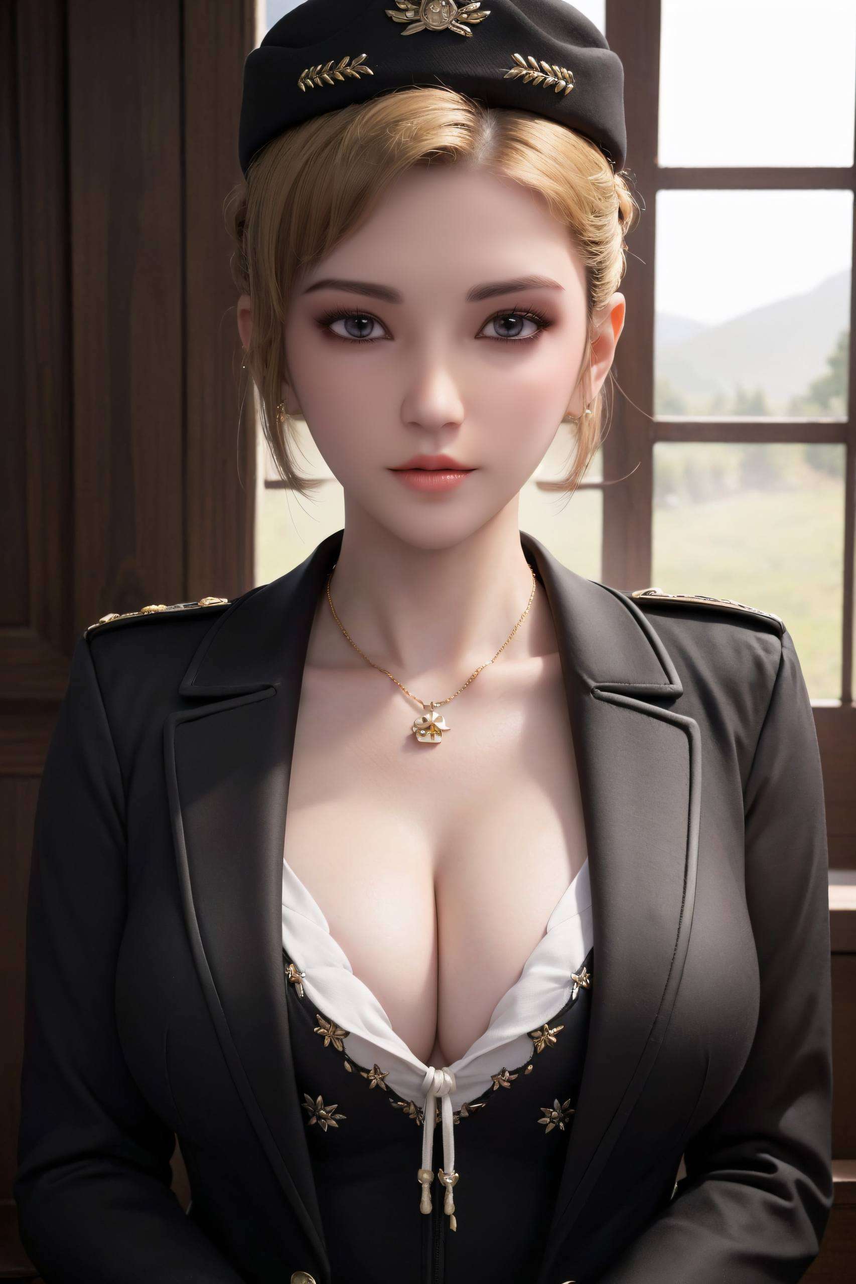 这张AI国漫壁纸拼贴每一滴泪水都映照出角色的坚韧与柔情