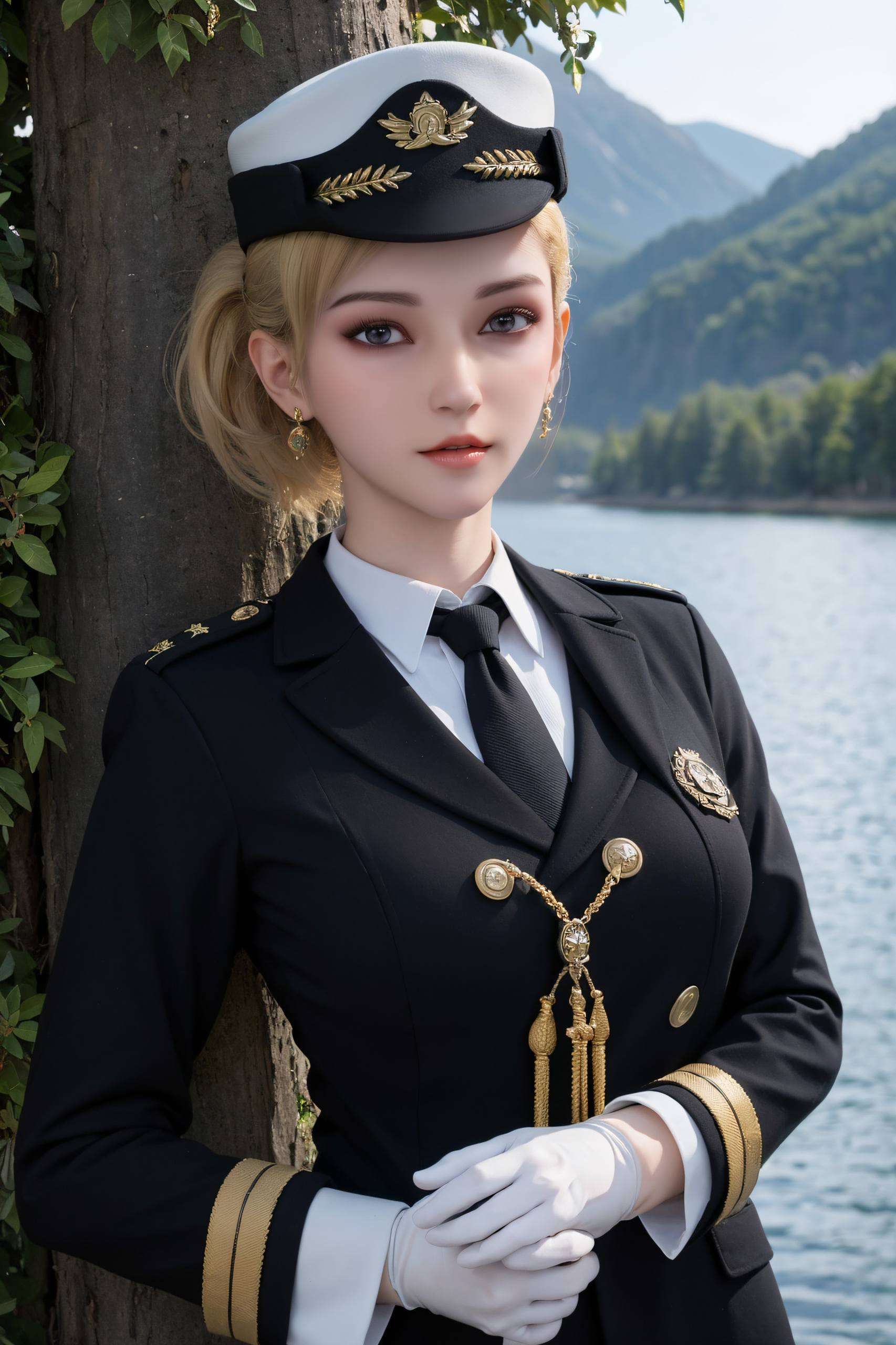 以雄兵连中的怜风回眸为灵感让怜风的英姿与细腻情感跃然纸上