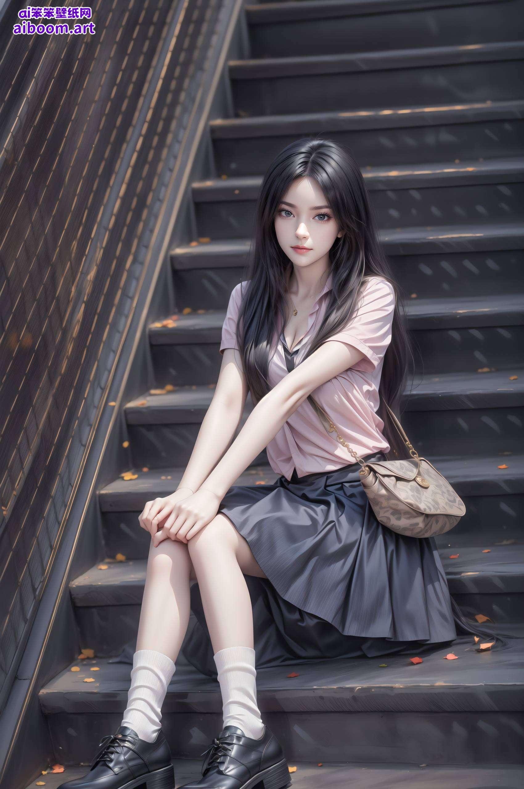 以国漫女神ai为主题这张1080p的AI国漫壁纸