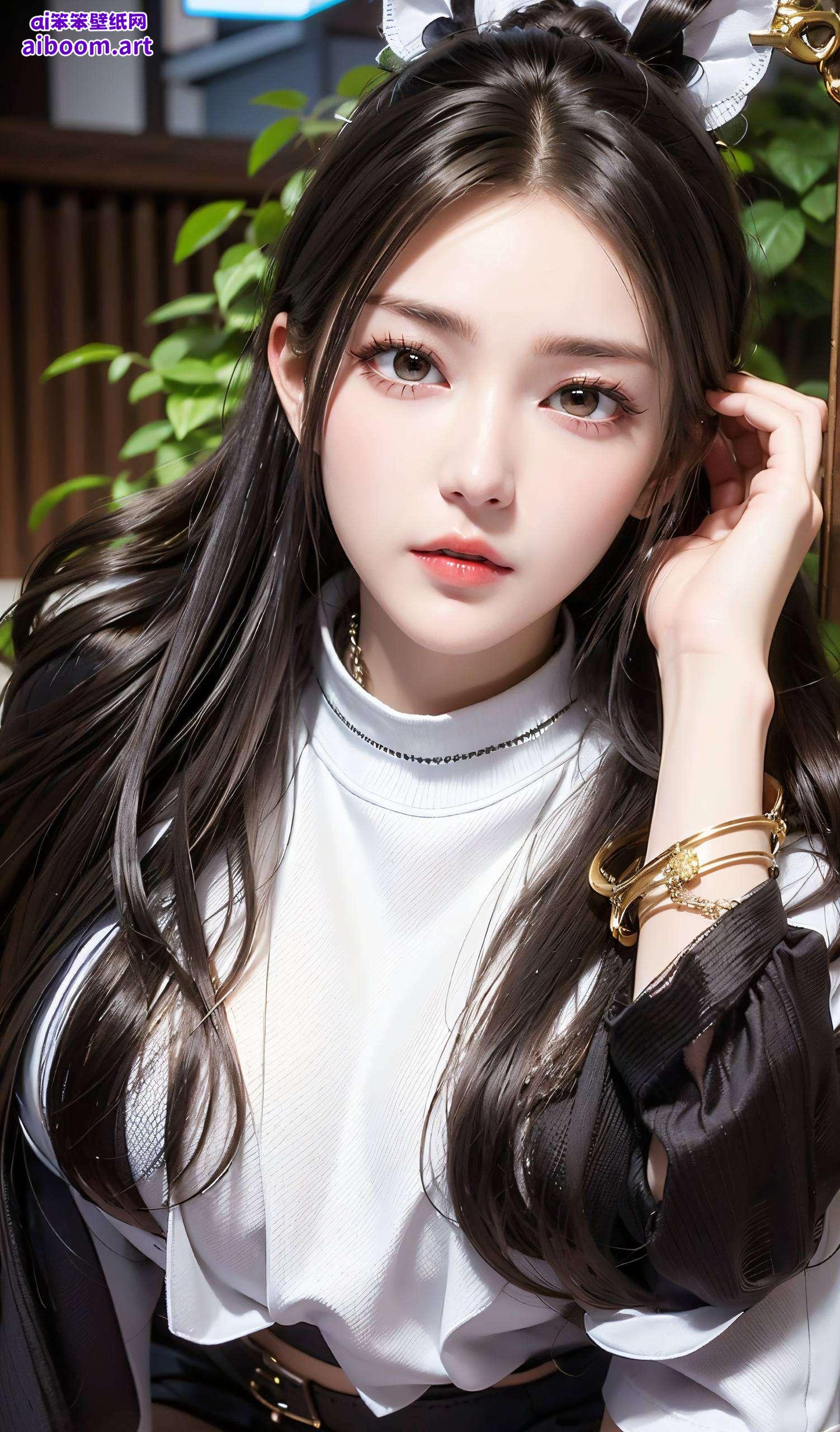 这张完美高清的超養眼电脑国漫美女壁纸高清细腻