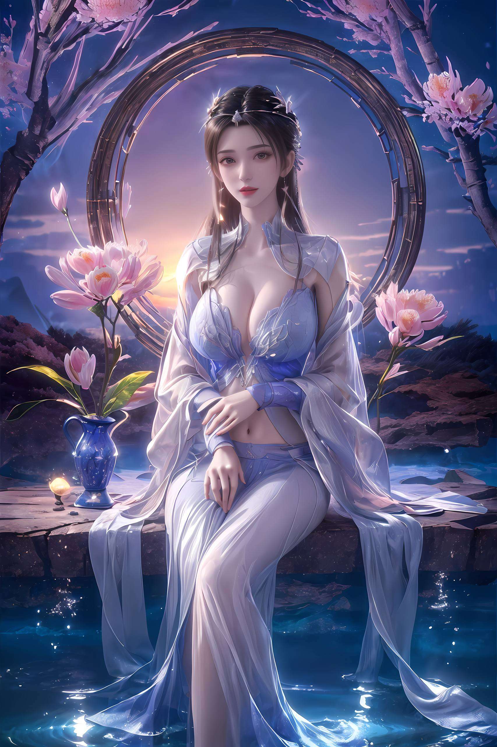 她的每一个pose遇见李慕婉——这位丝绒般的超高清4K美女