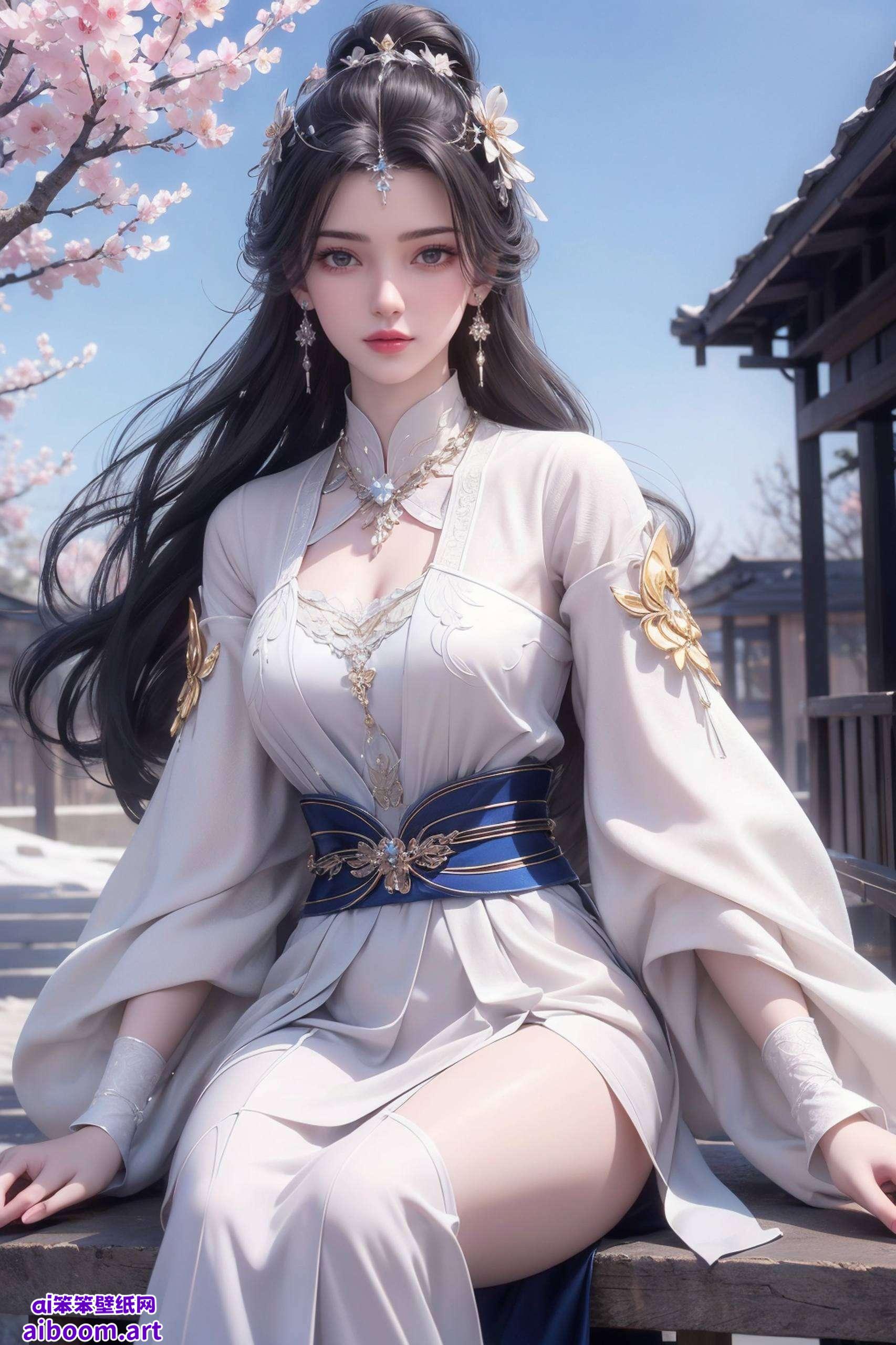 这张护眼平板壁纸她静谧而神秘