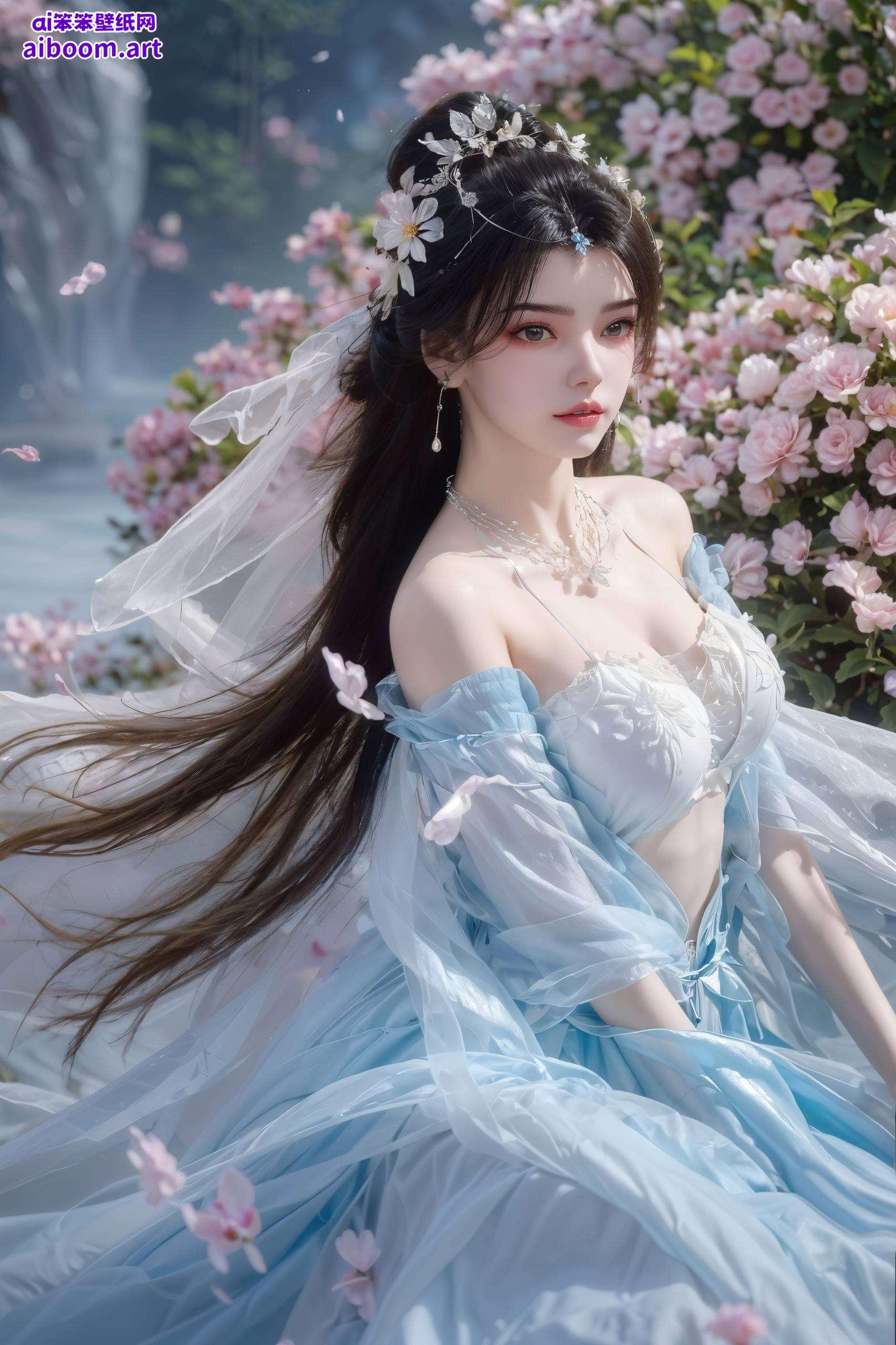 以国漫之光《黑暗李慕婉》女主的神秘魅力为灵感每一帧都如梦似幻