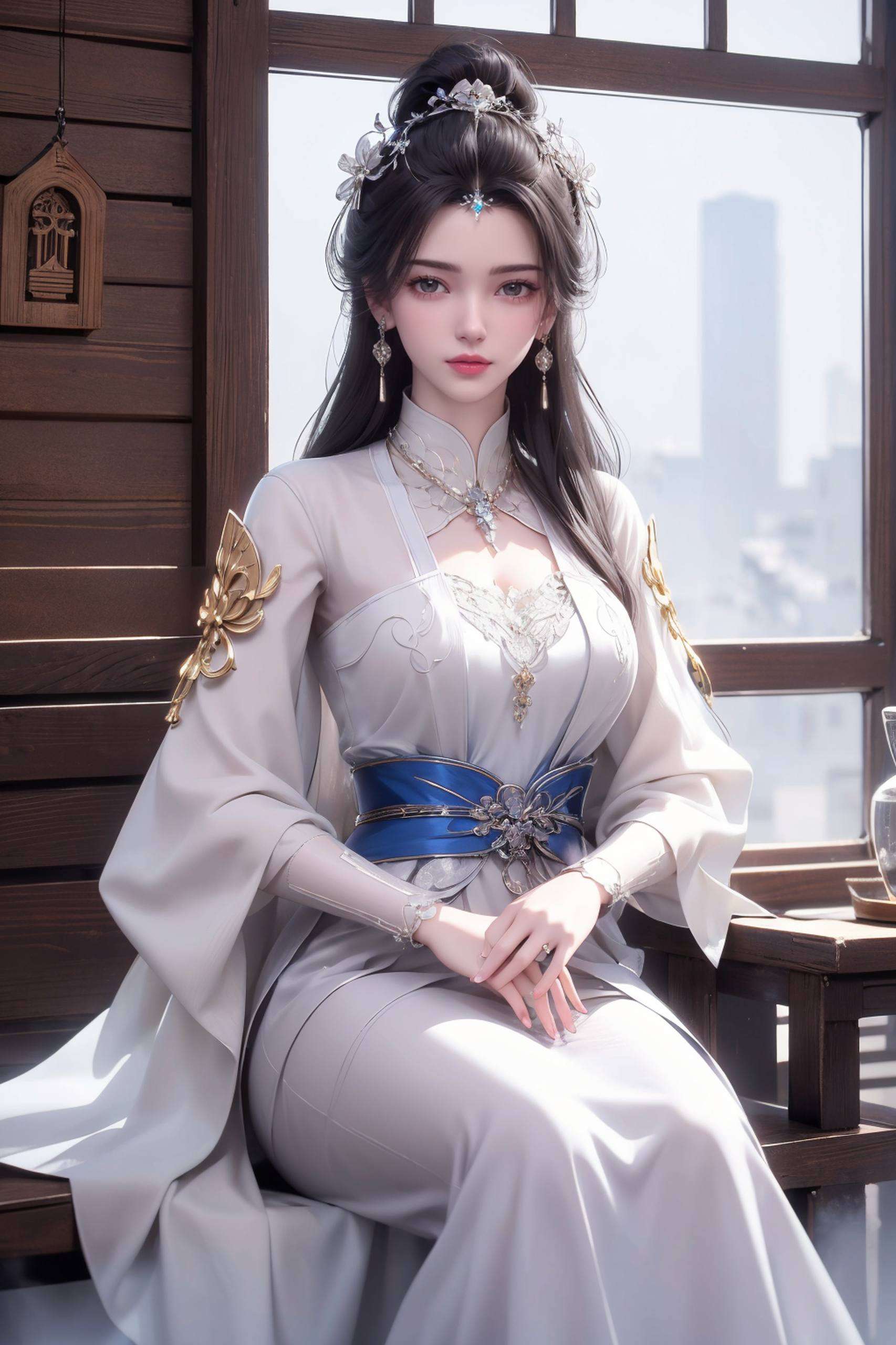 王麻子与李慕婉的倩影跃然屏上绘就极简电脑国漫美女炫彩壁纸