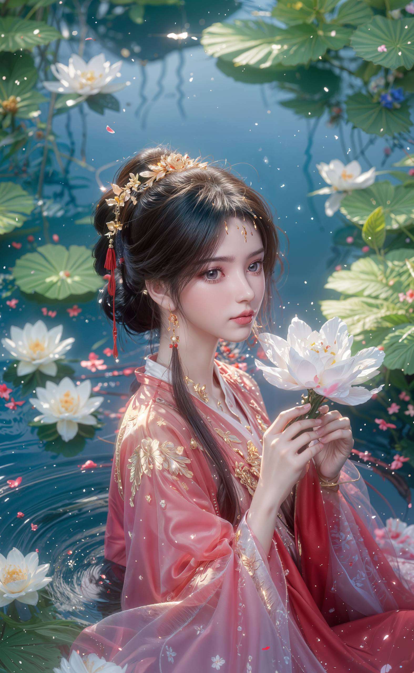 柔和的色彩带你领略AI壁纸李慕婉的真身图片壁纸之美