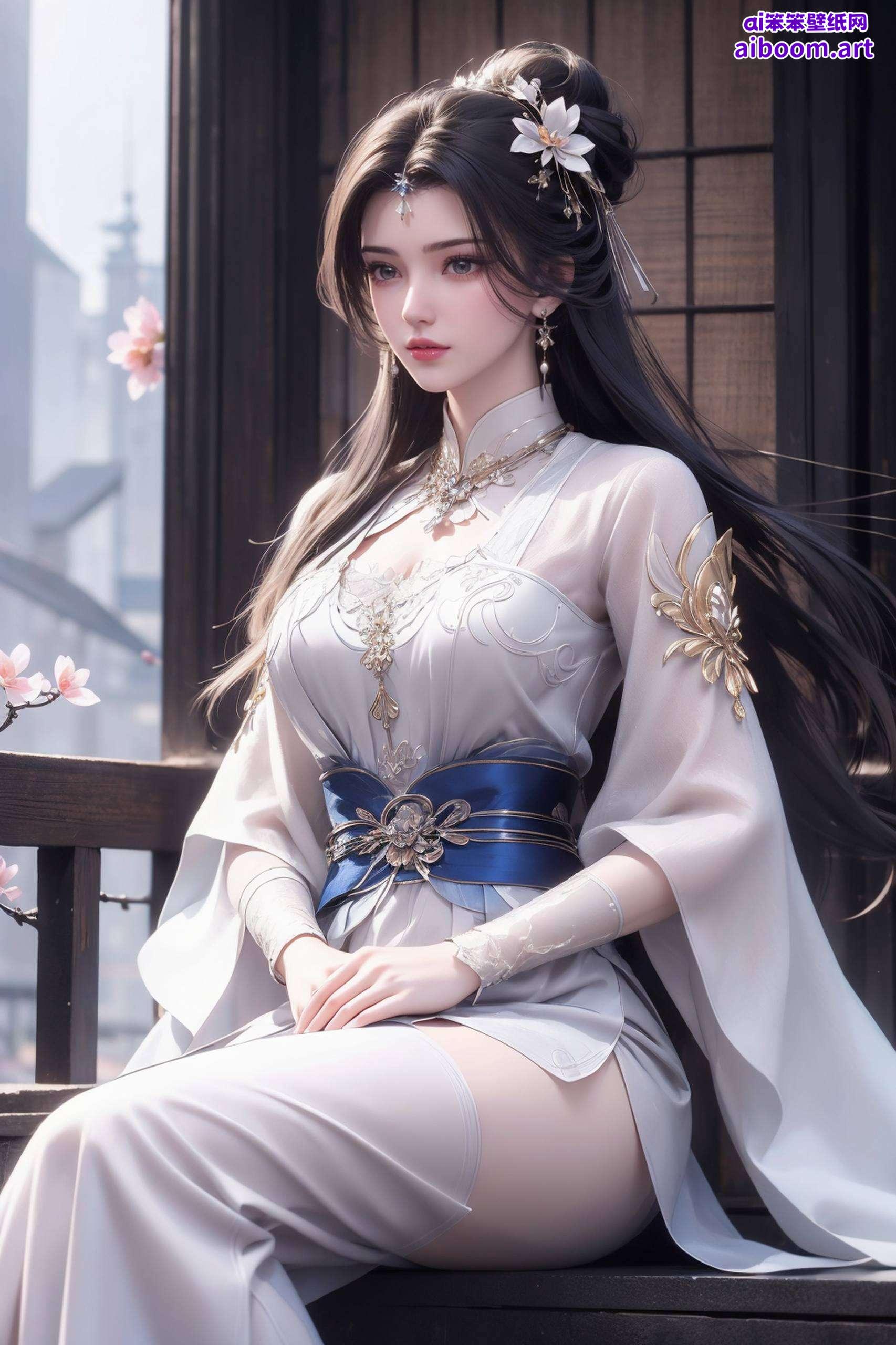 以仙逆中的李慕婉为灵感将古典美与现代设计巧妙融合