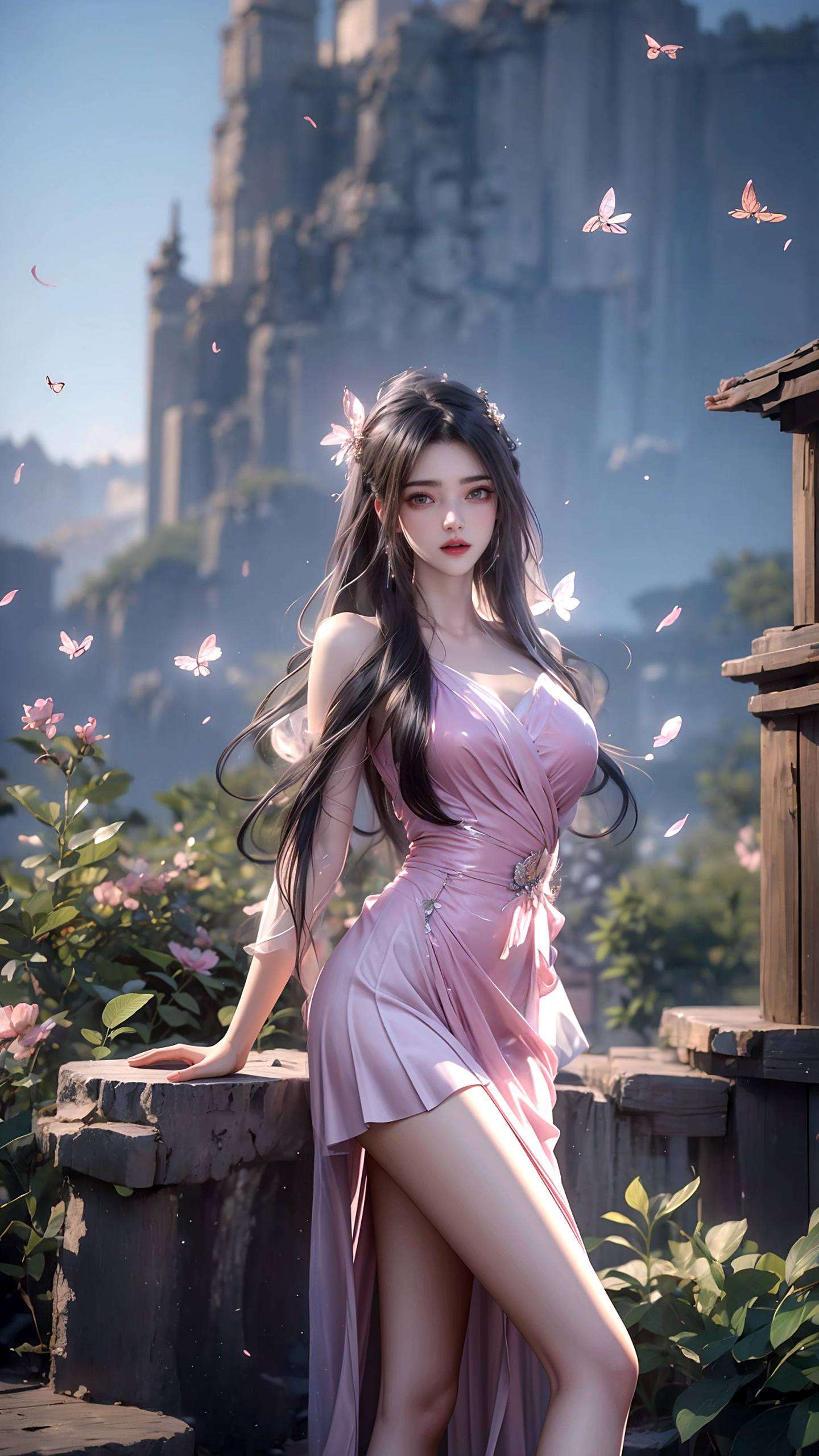 将带你进入一个静谧的国漫世界以其宁静平板的国漫女神形象