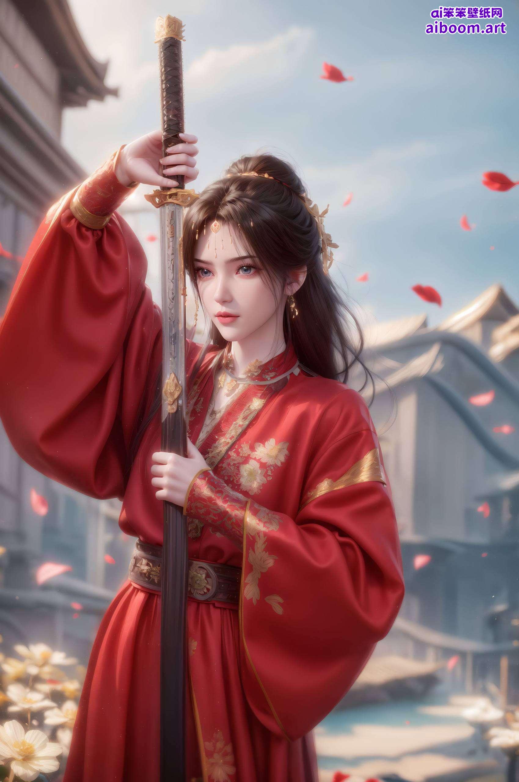 在这梦幻般的4K超高清国漫壁纸中高清画质让这对佳人的深情对视更加细腻动人