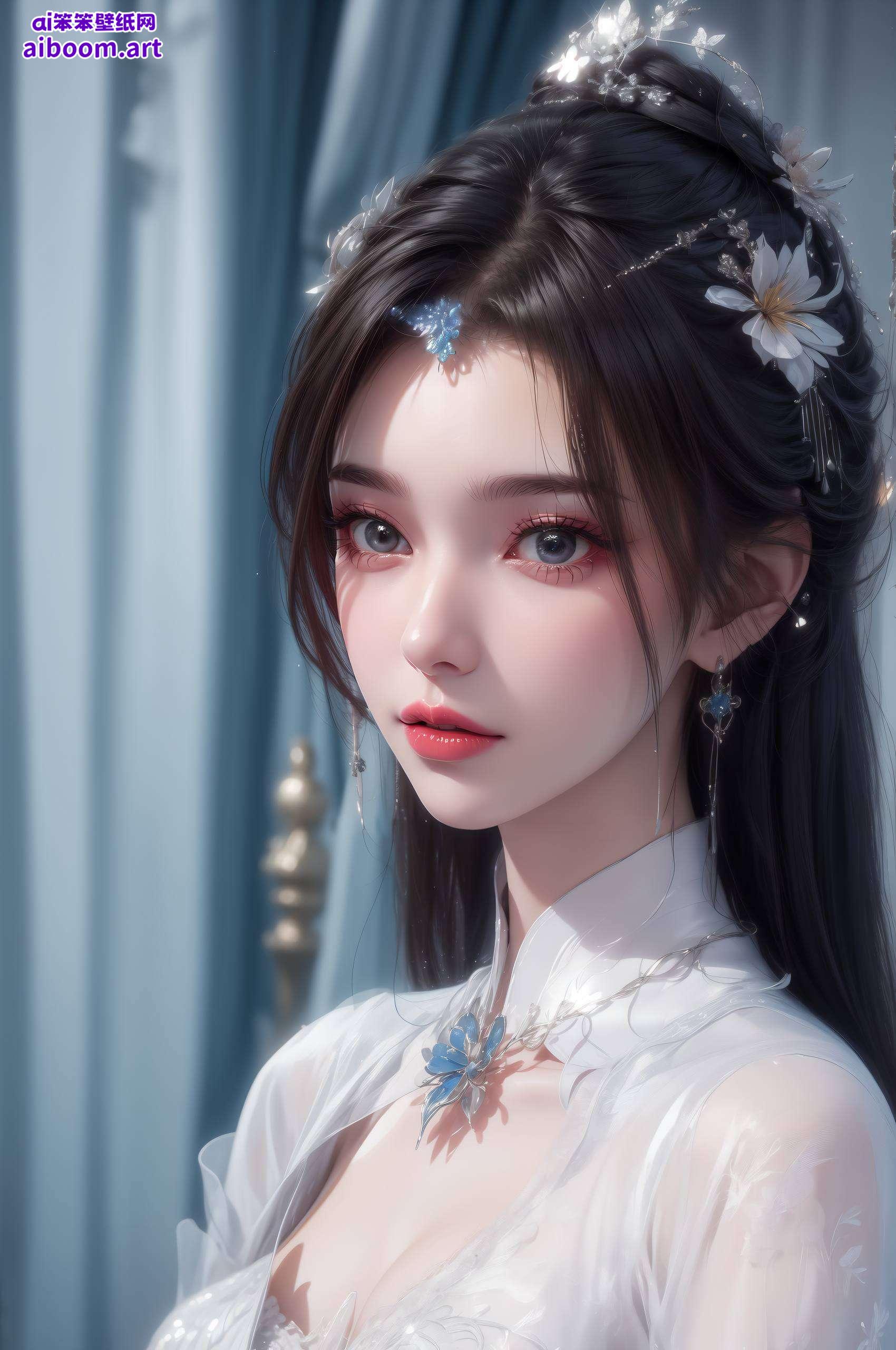将她的柔美风姿完美呈现在iPad上生动的色彩