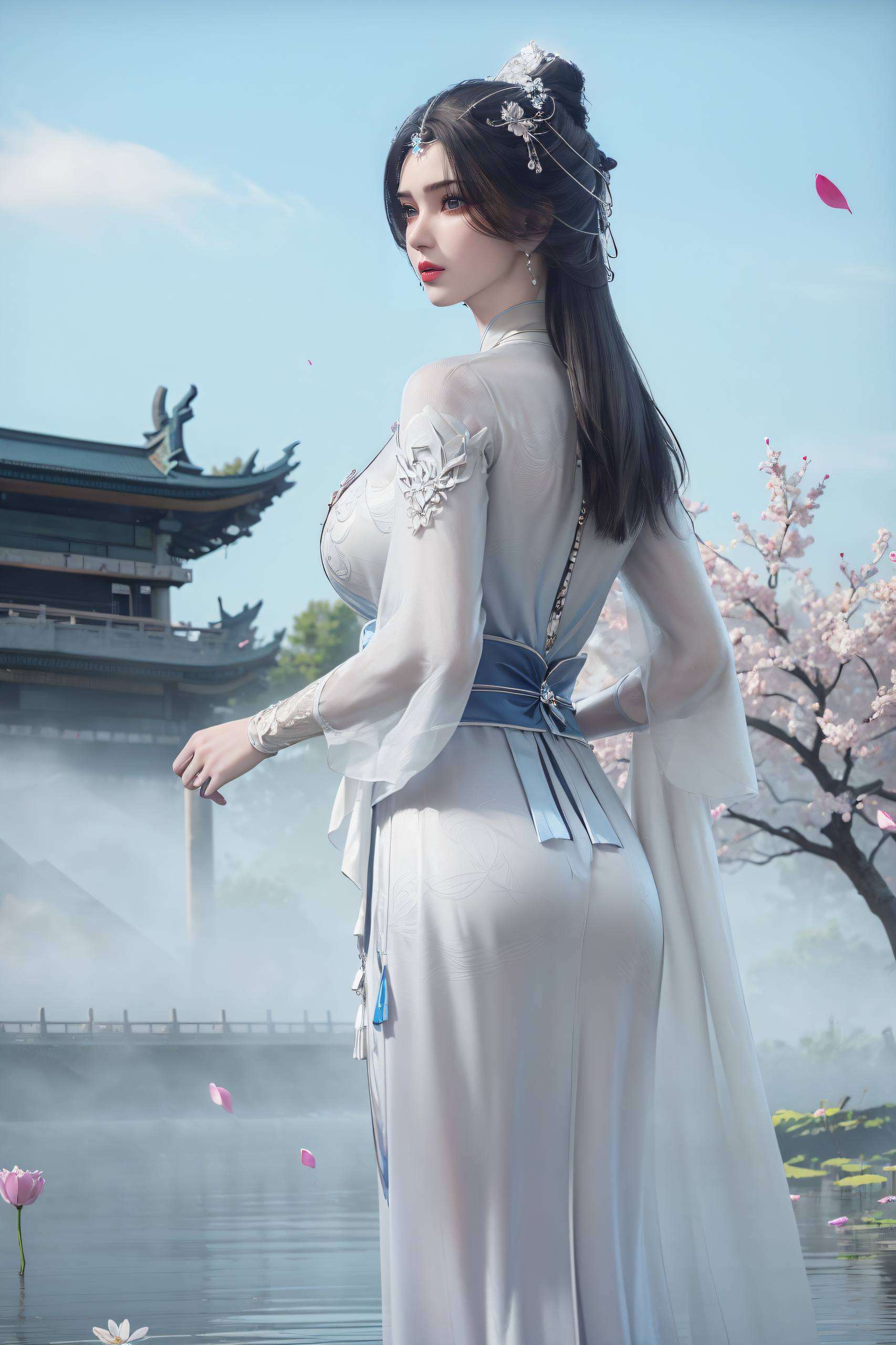 横屏超清呈现让她仿佛跃然纸上
