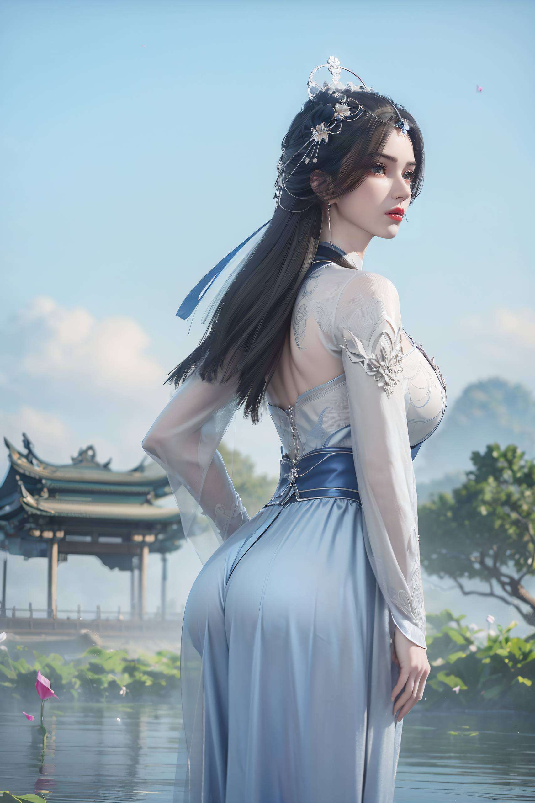 国漫美女的灵动风采尽享美感的极致体验