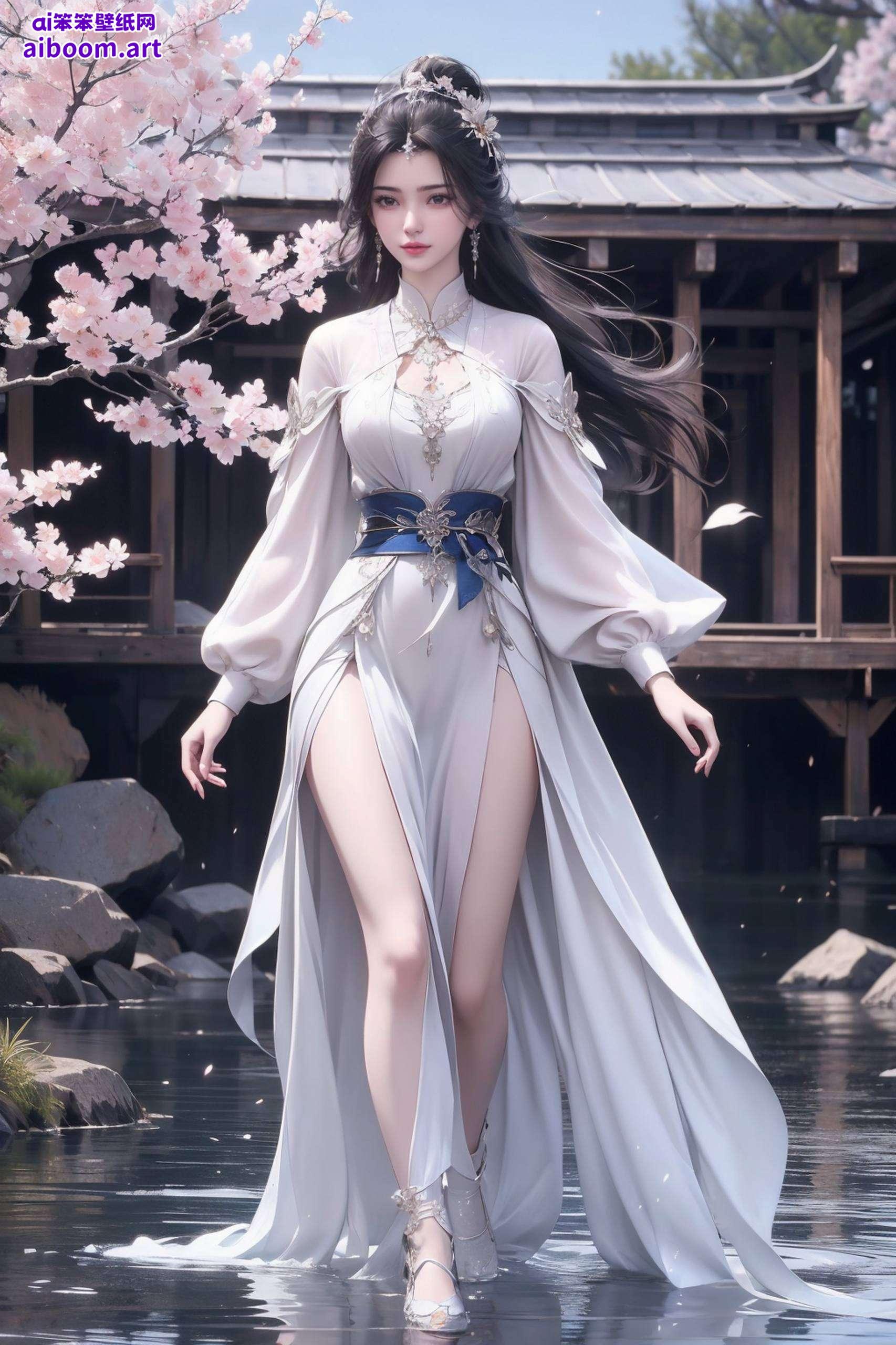 细腻的笔触、精致的色彩国漫美女李慕婉横屏壁纸