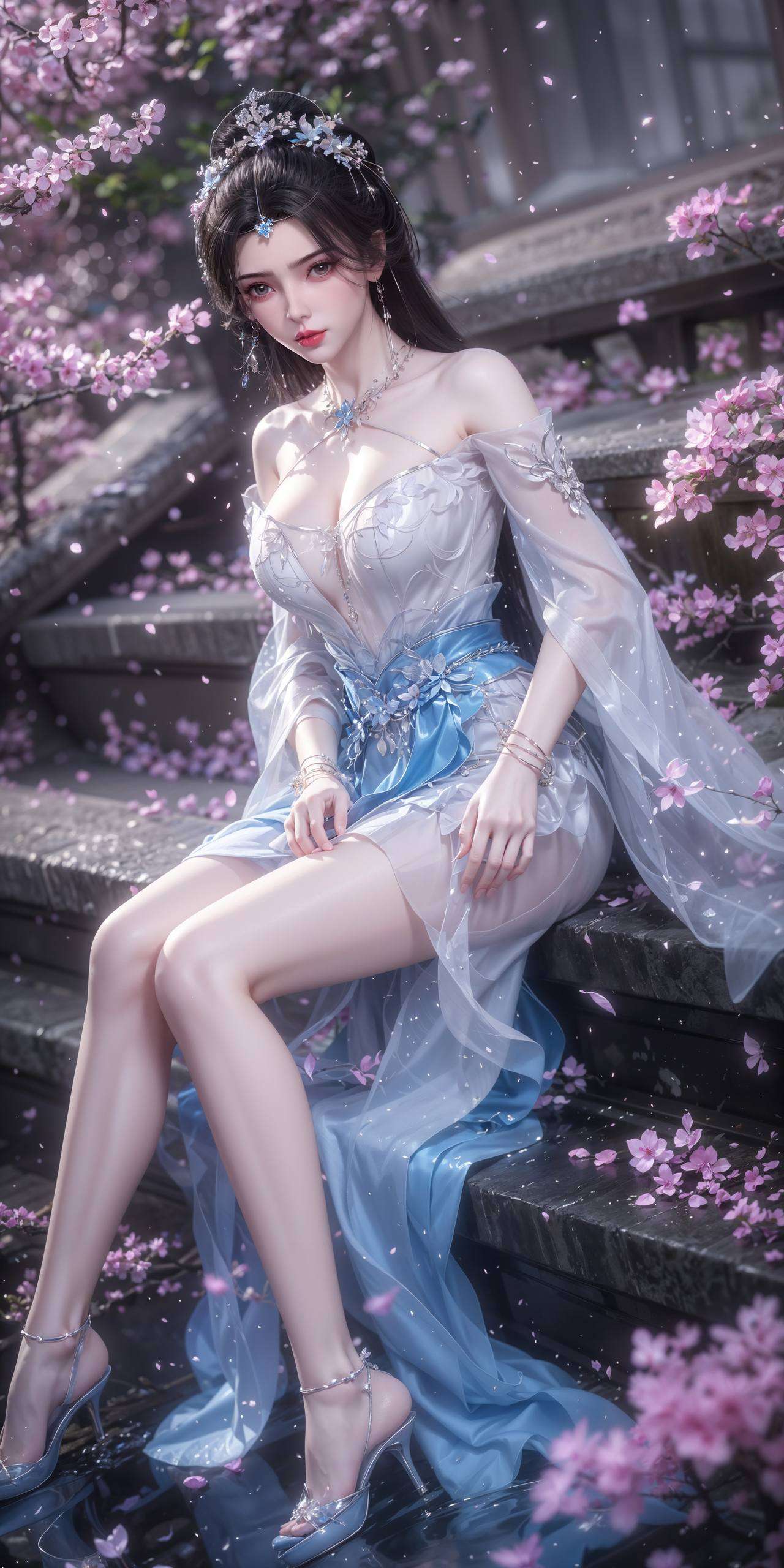 尽显优雅与活力李慕婉化身为全屏各种姿势的素材女神
