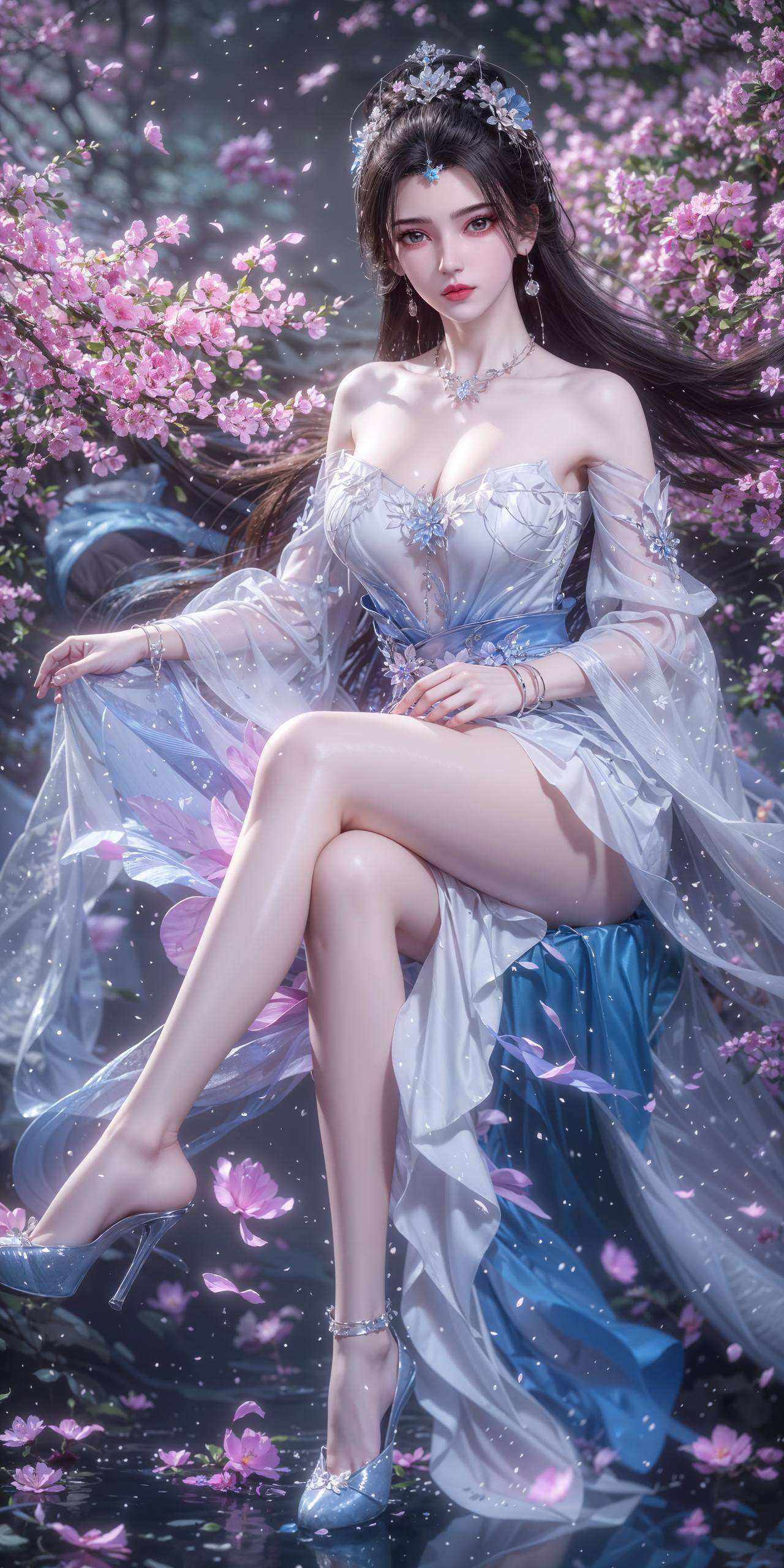 她的眼神深邃点亮你的电脑桌面
