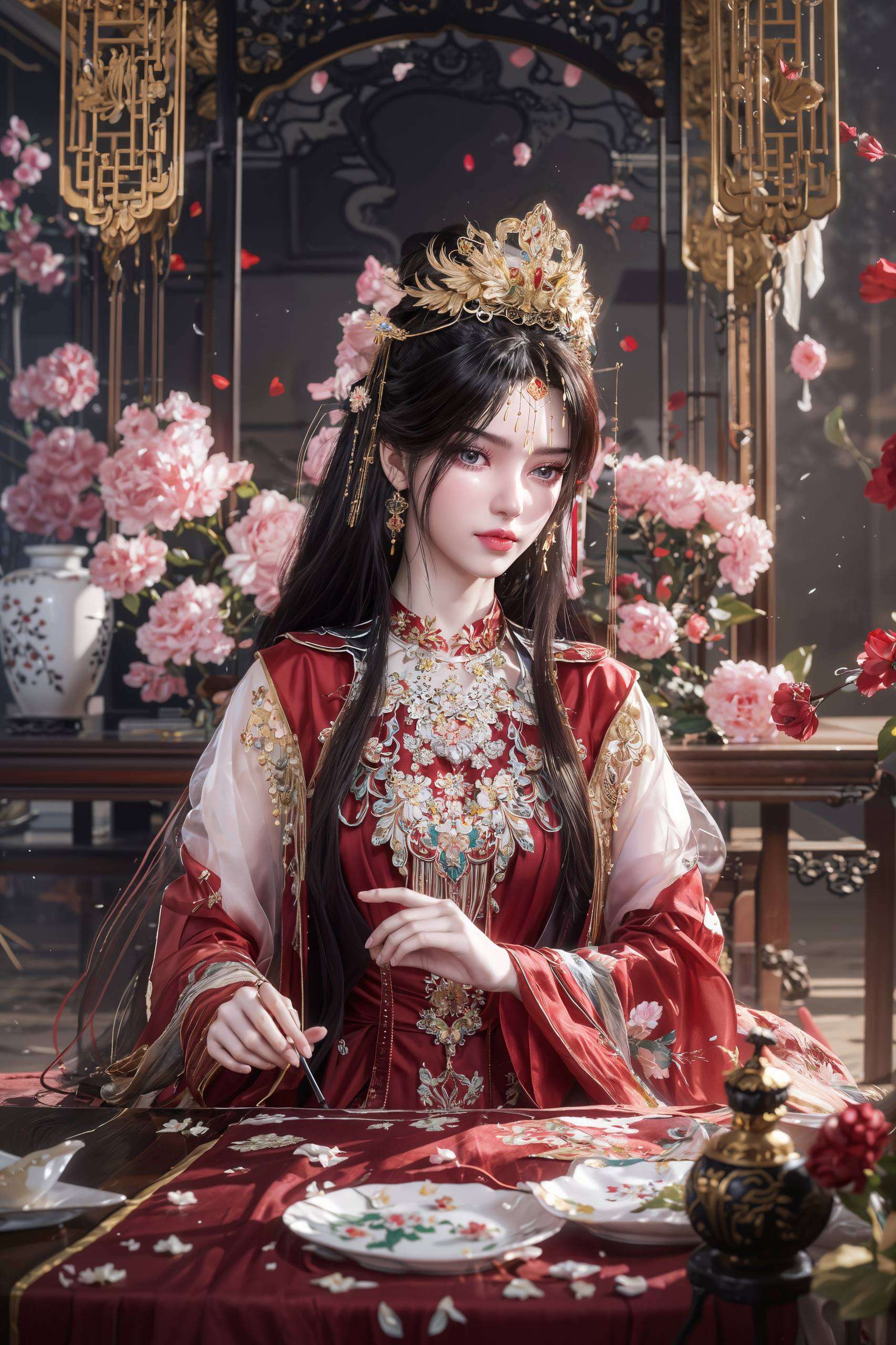 李慕婉为你的电脑桌面带来一抹静谧的古韵风情