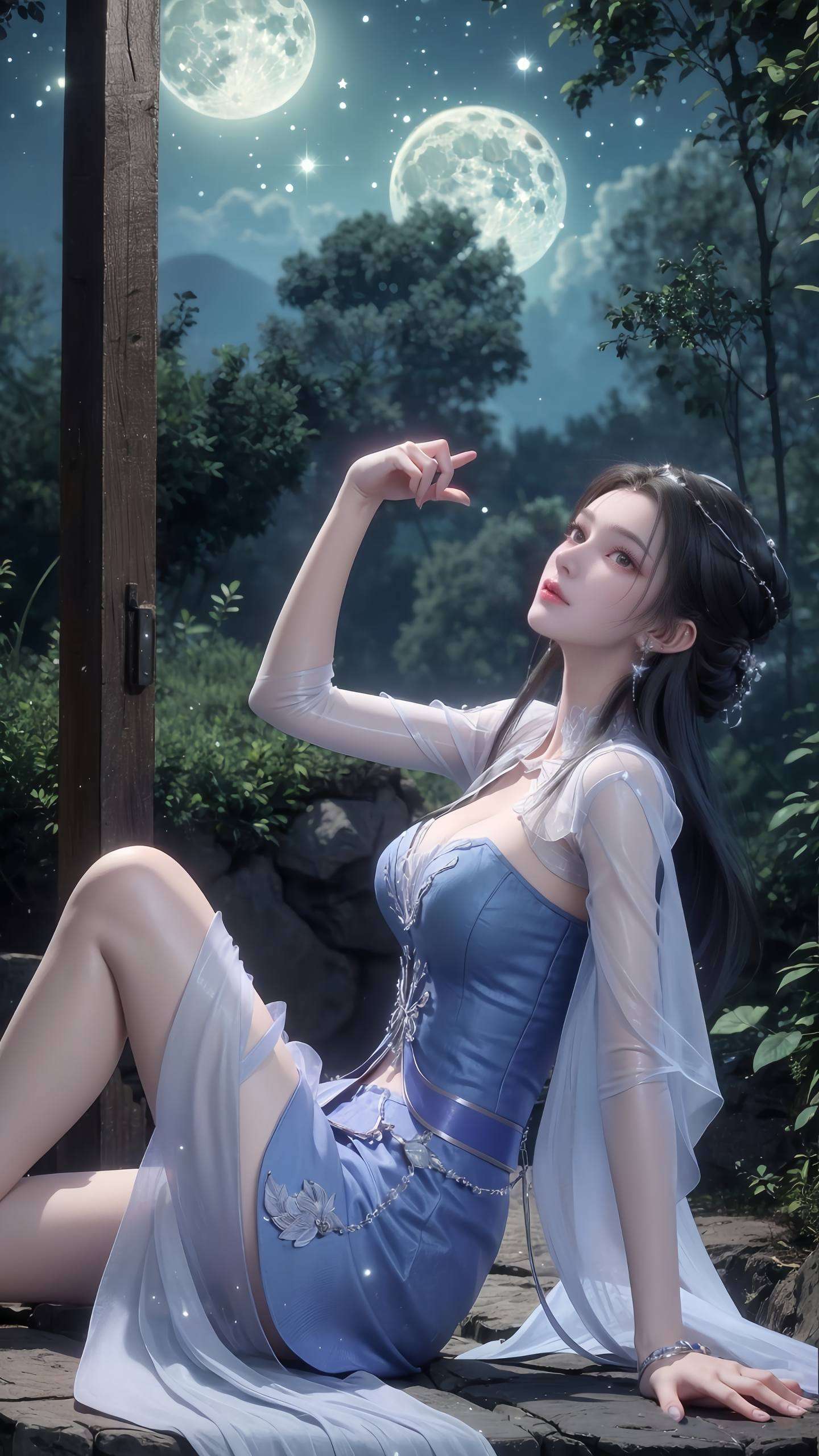 李慕婉横屏高清壁纸国漫元素满满