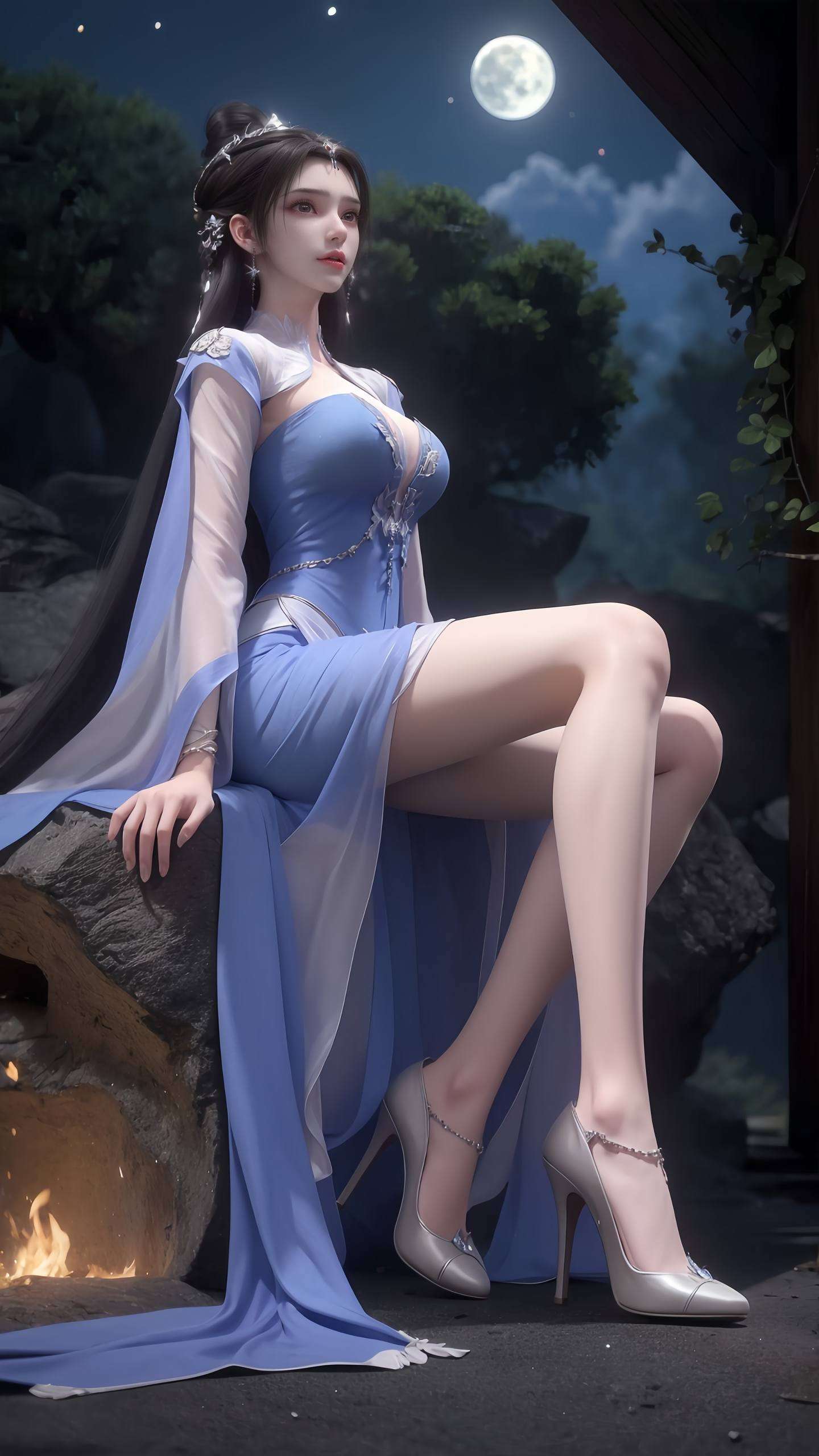 穿梭于仙侠世界与李慕婉婉约柔美的气质