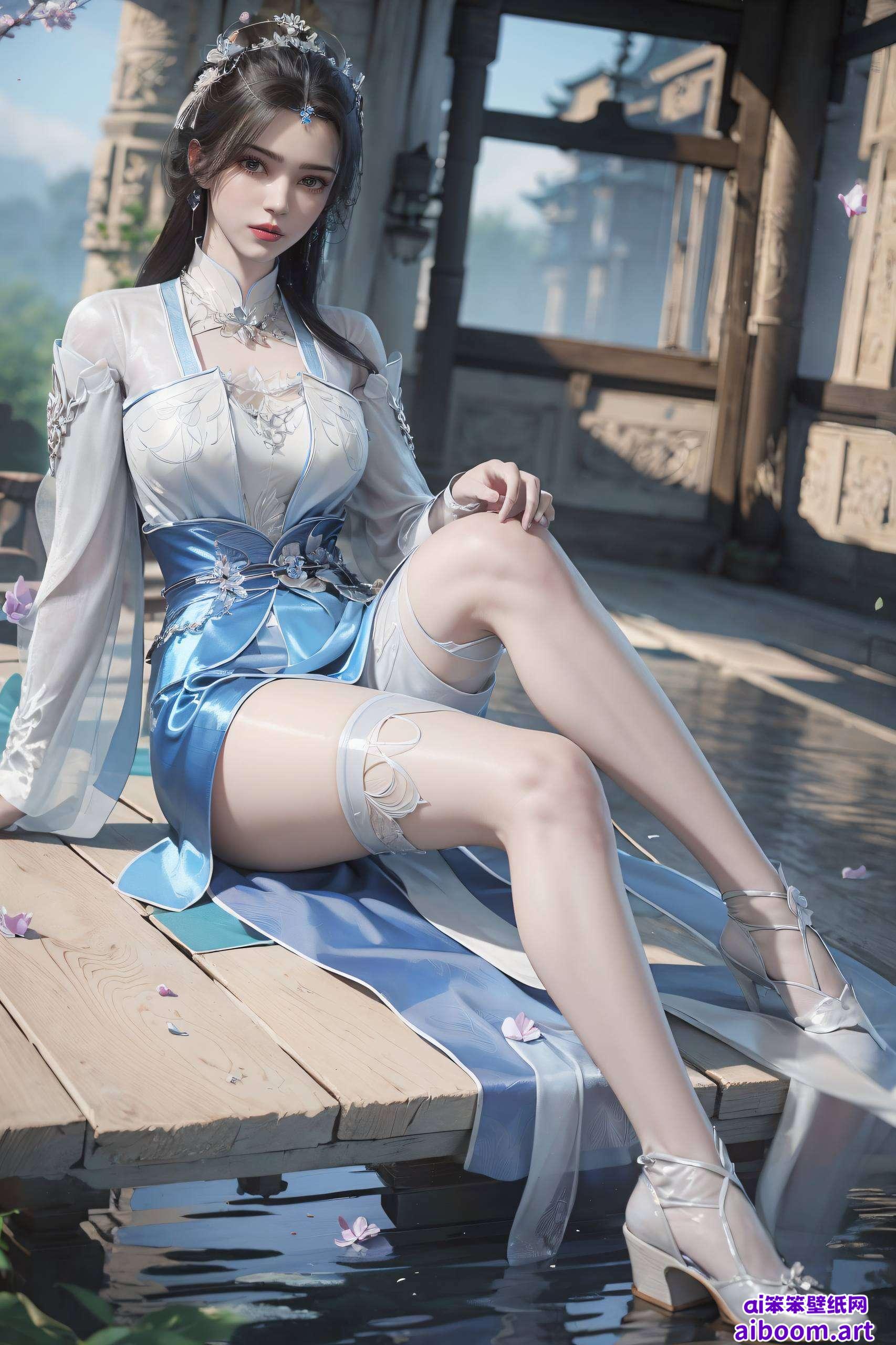 将国漫美女的魅力展现得淋漓尽致！以《仙逆》中的李慕婉为原型这张1080p壁纸