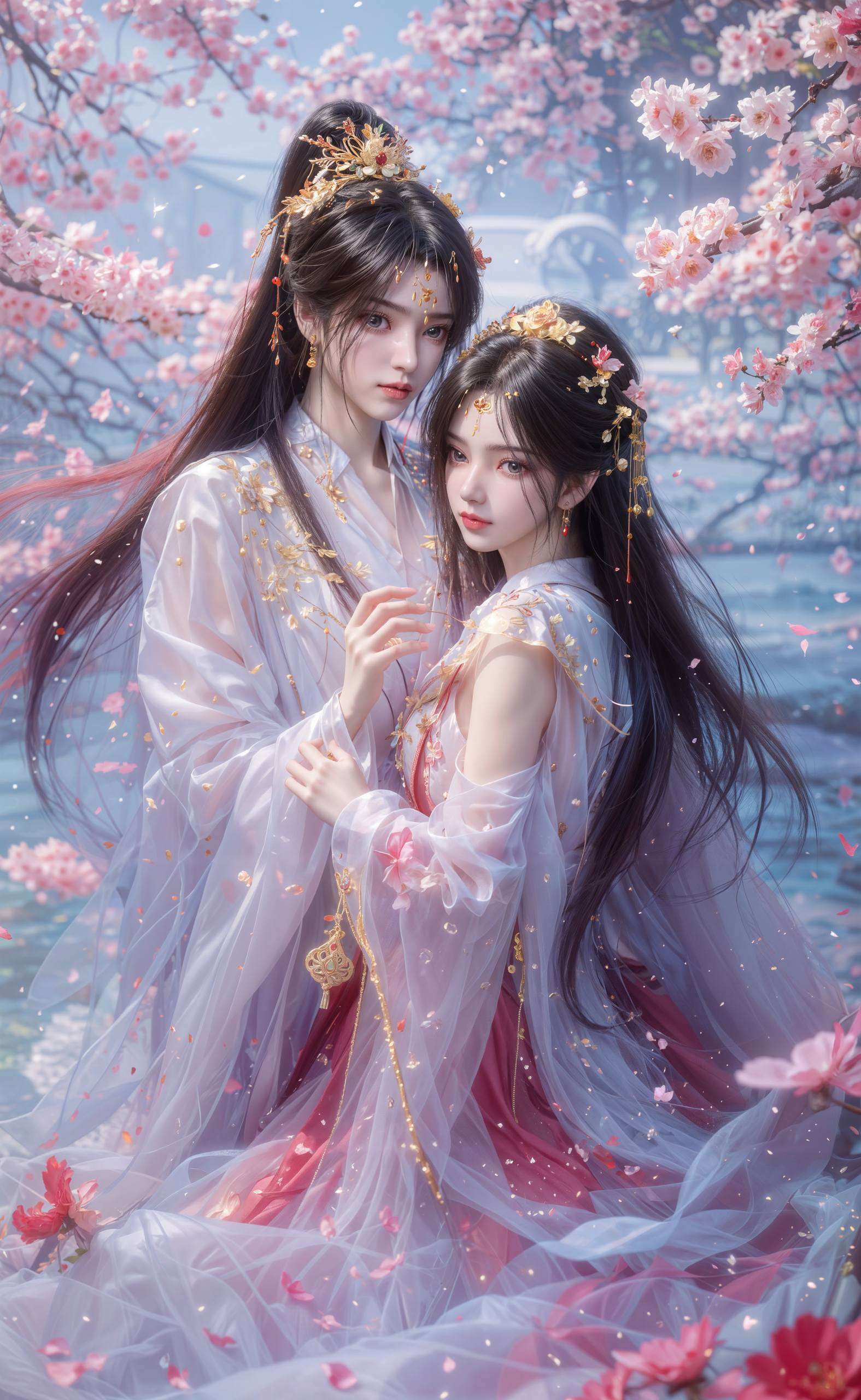 带你领略古典与现代交融的绝美风采遇见AI国漫女神——李慕婉！这张安卓专属桌布