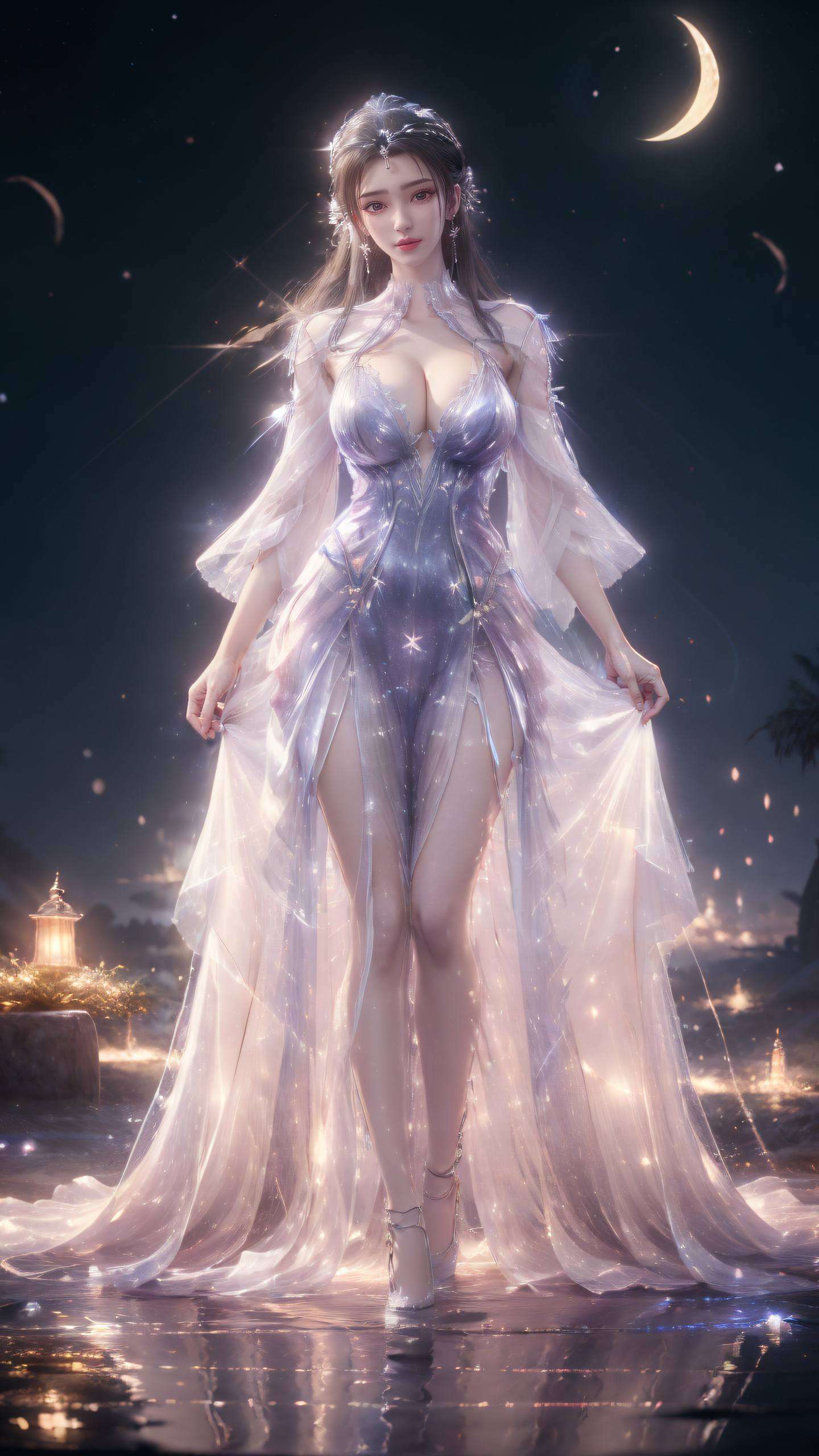 为你的手机增添一抹别样的风情这张超还原梦幻手机国漫美女壁纸