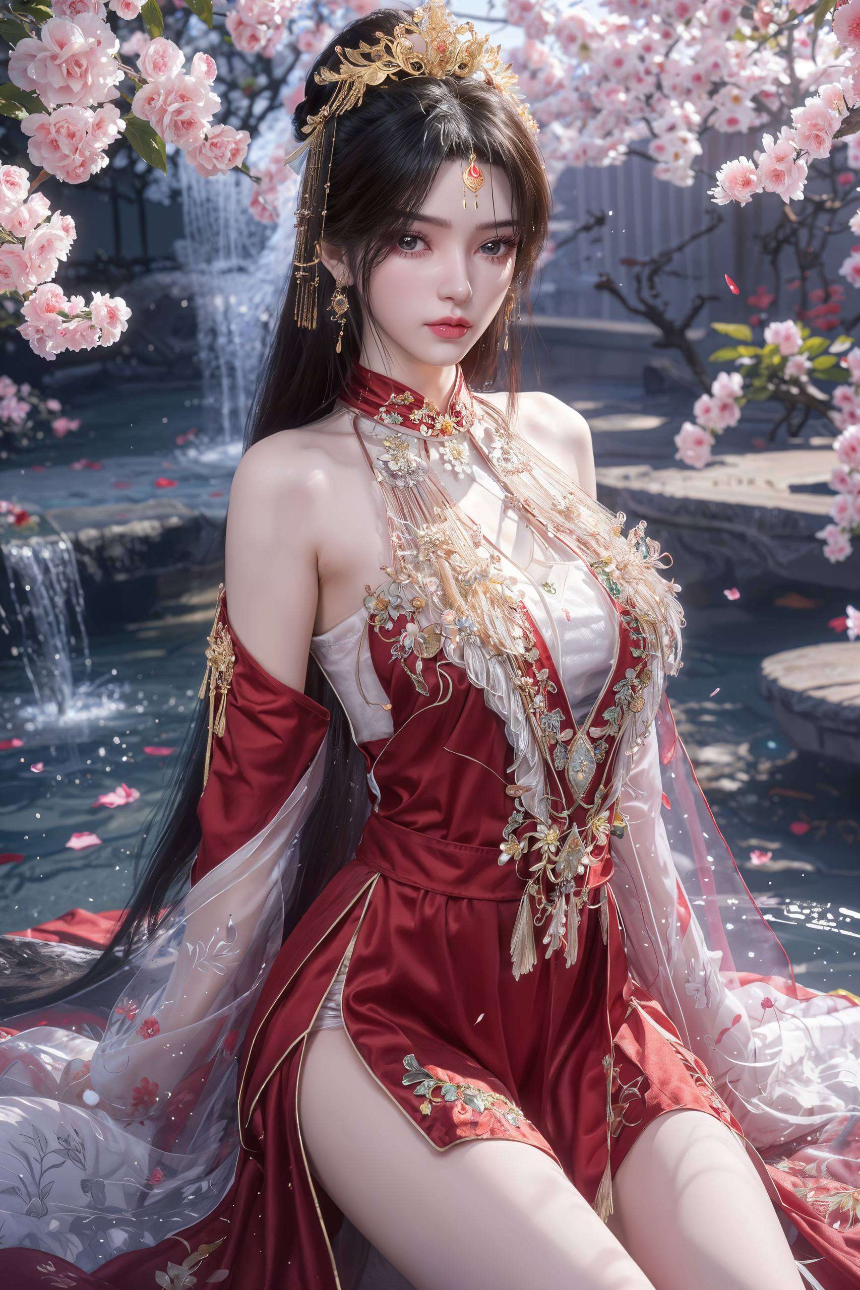 都能让你沉浸在她的魅力之中这张特写超厲害平板国漫女神壁纸