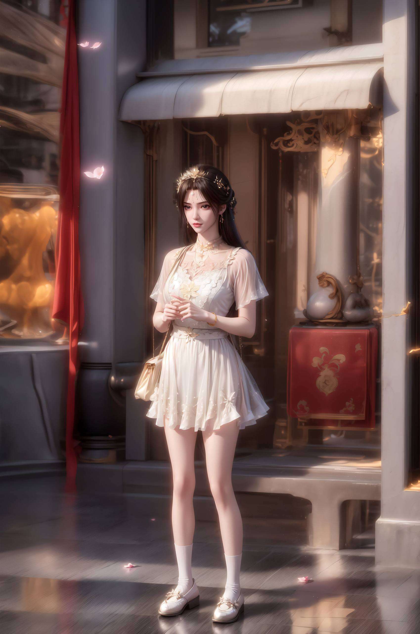 李慕婉轻挥衣袖即可让这份雅致壁纸装点你的电脑桌面