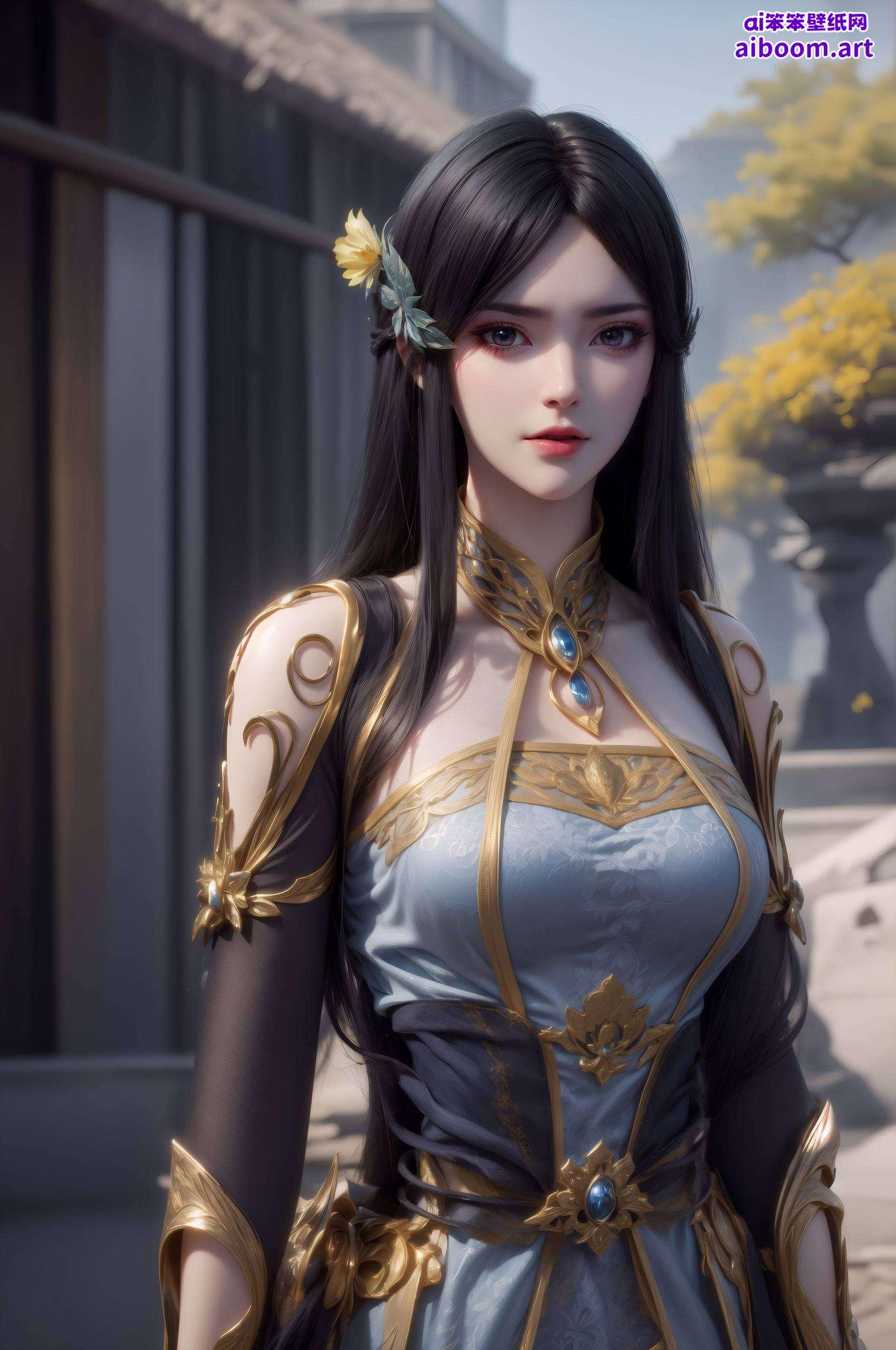 为你的电脑桌面注入一丝清新与活力灵动身姿跃然纸上