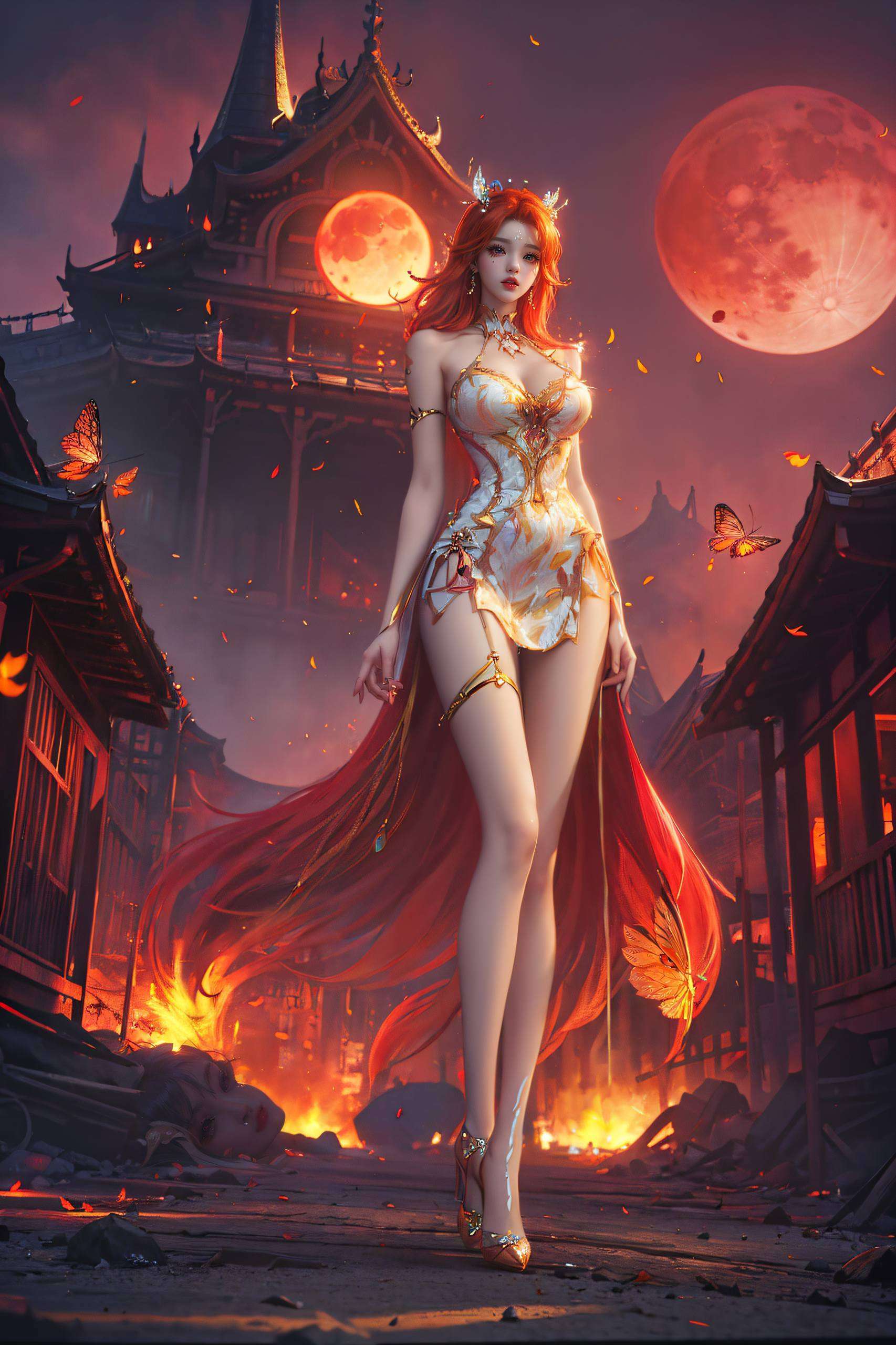 高清画质捕捉了她每一个细节这位国漫界的女神